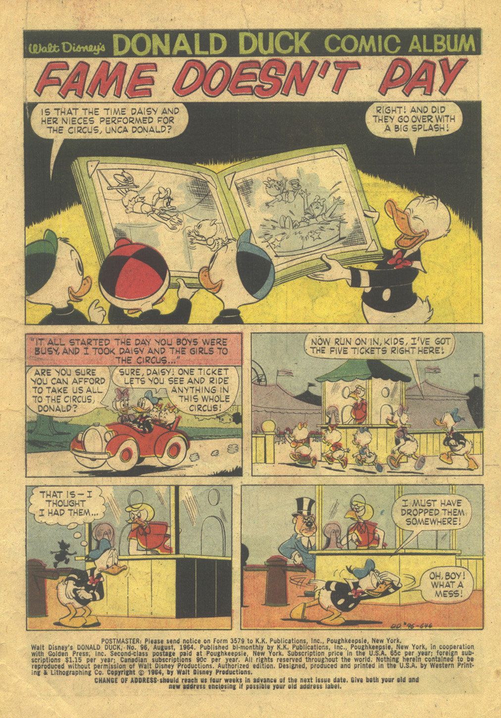 Read online Walt Disney's Donald Duck (1952) comic -  Issue #96 - 3