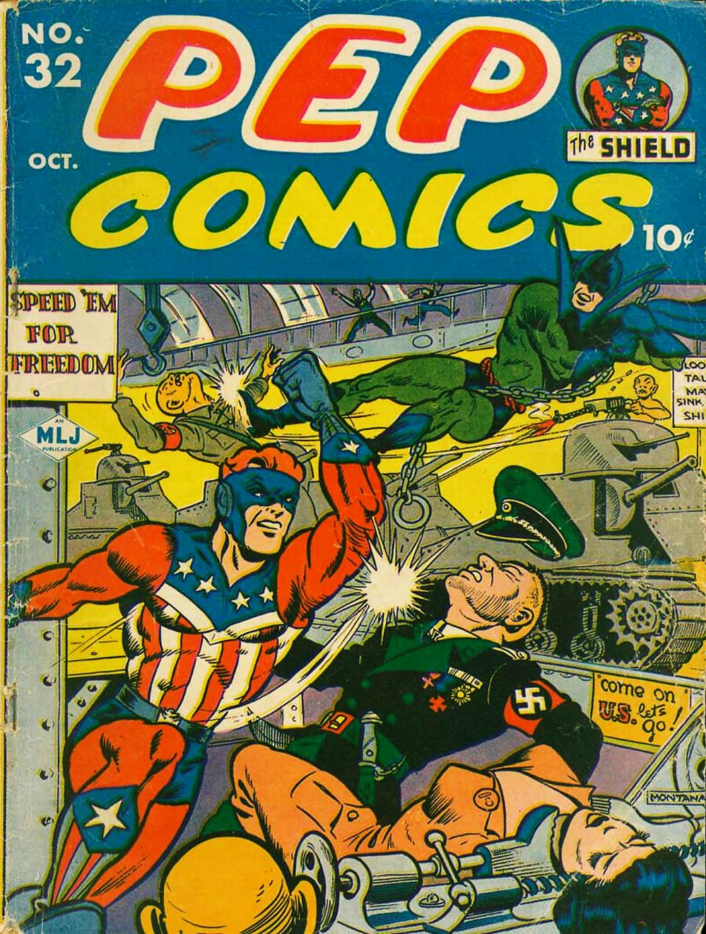 Read online Pep Comics comic -  Issue #32 - 1