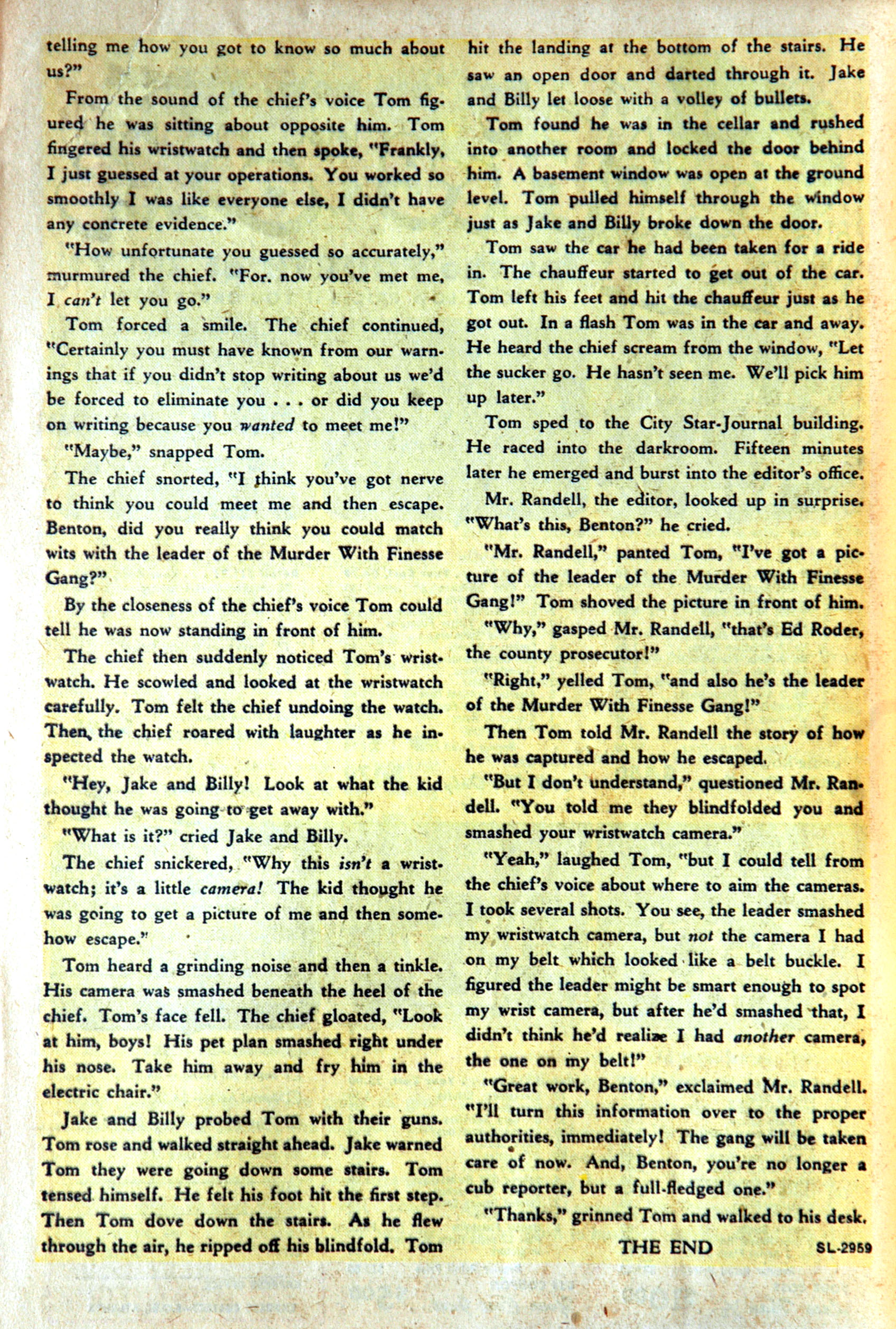 Read online Blonde Phantom Comics comic -  Issue #19 - 11