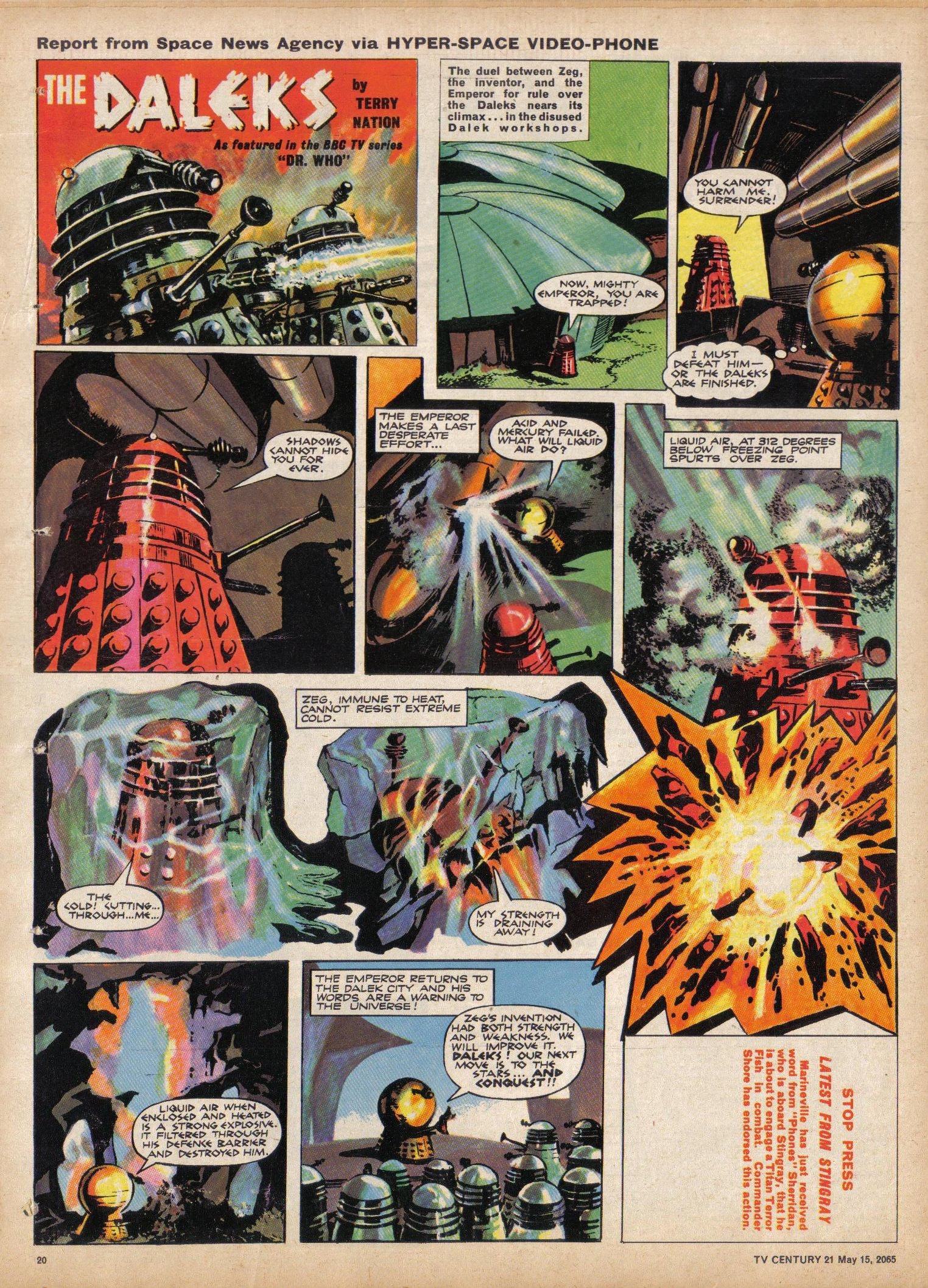 Read online TV Century 21 (TV 21) comic -  Issue #17 - 20