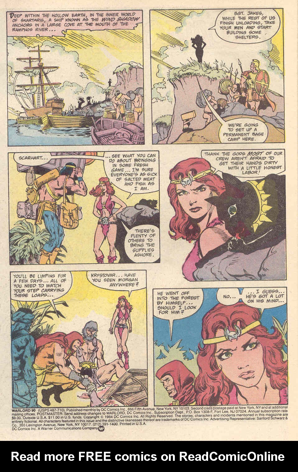 Read online Warlord (1976) comic -  Issue #90 - 2
