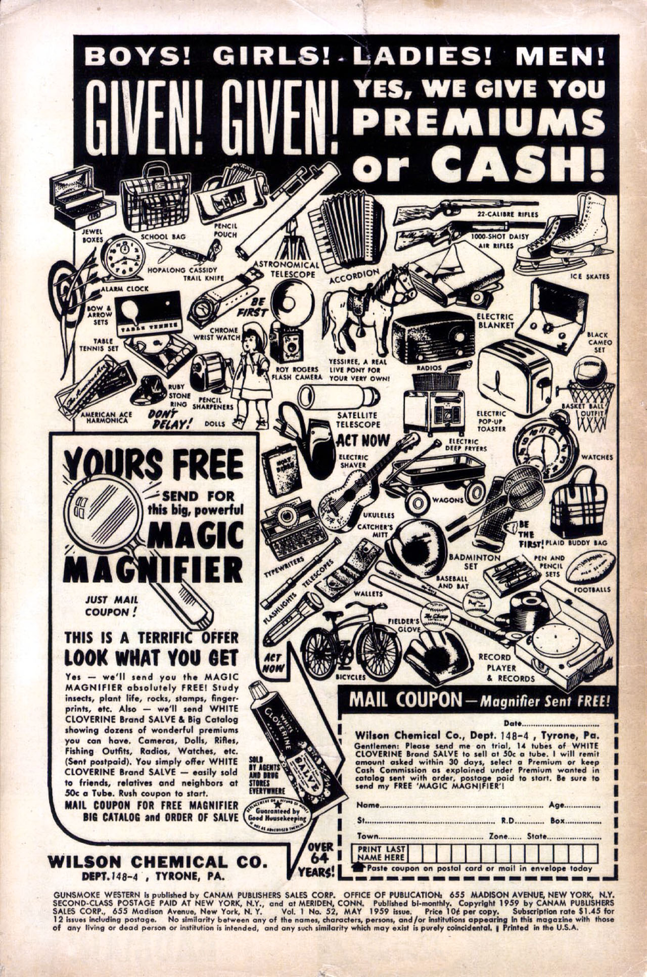 Read online Gunsmoke Western comic -  Issue #52 - 2