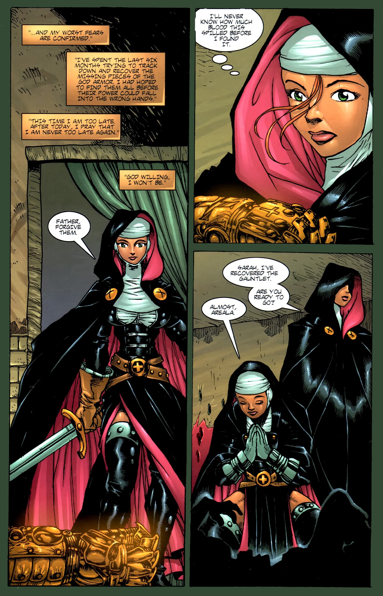 Read online Warrior Nun Areala (1999) comic -  Issue #1 - 9