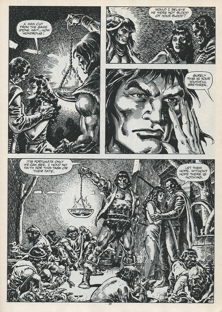 Read online The Savage Sword Of Conan comic -  Issue #187 - 21