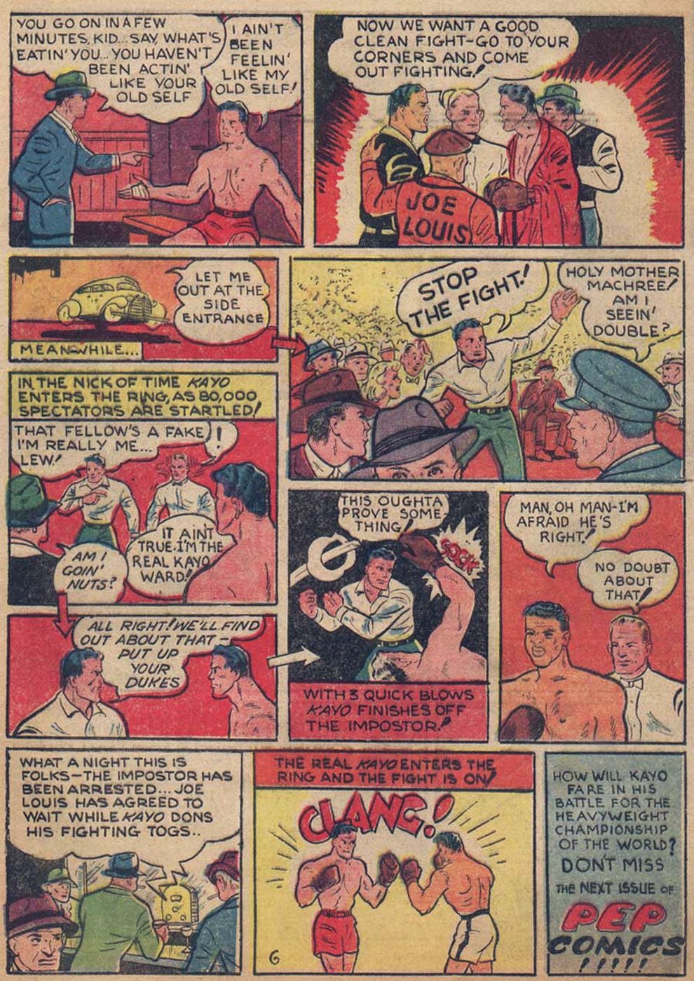 Read online Pep Comics comic -  Issue #6 - 60