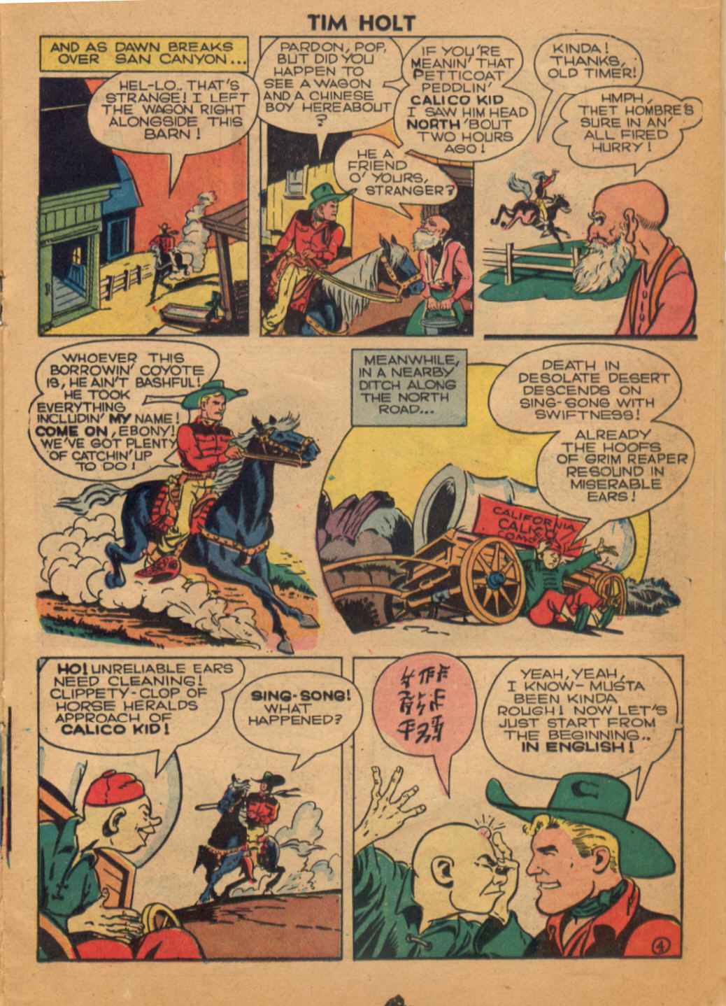 Read online Tim Holt comic -  Issue #7 - 17
