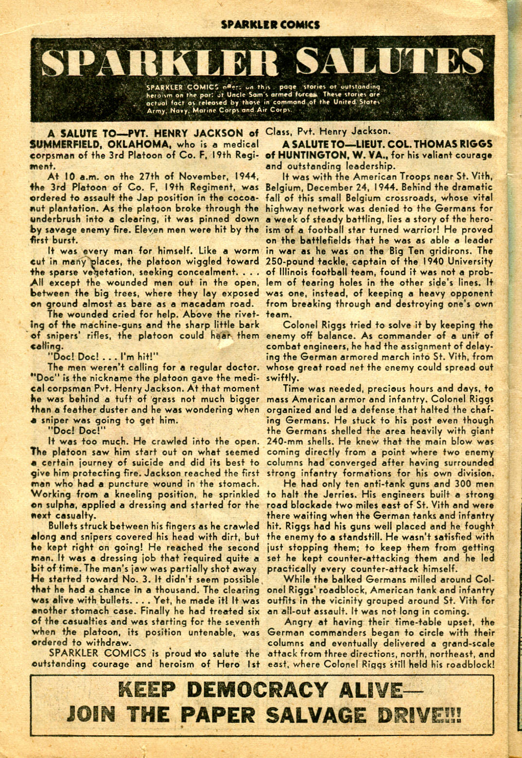 Read online Sparkler Comics comic -  Issue #42 - 34
