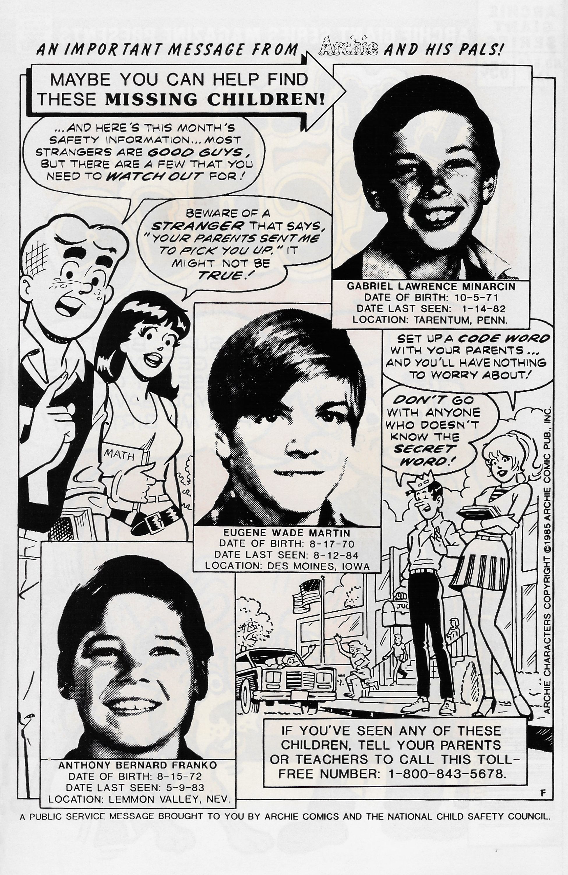 Read online Archie Giant Series Magazine comic -  Issue #556 - 2