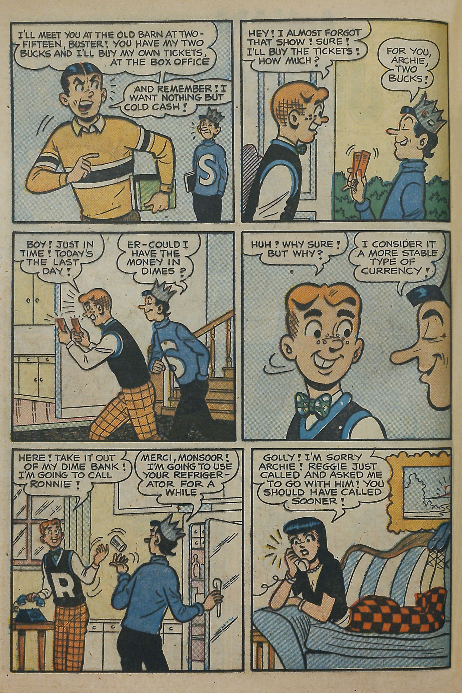 Read online Archie's Pal Jughead Annual comic -  Issue #2 - 69