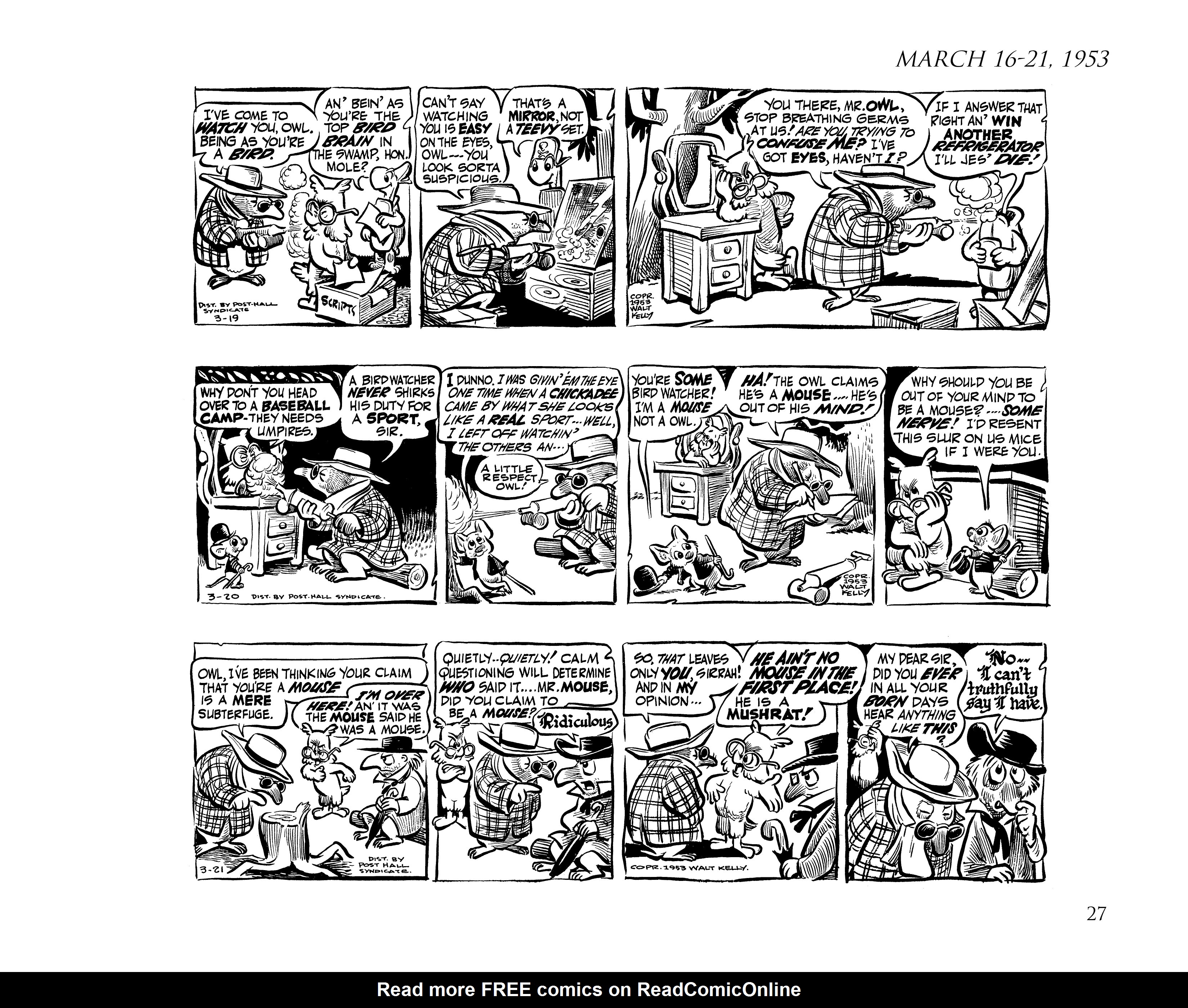 Read online Pogo by Walt Kelly: The Complete Syndicated Comic Strips comic -  Issue # TPB 3 (Part 1) - 39