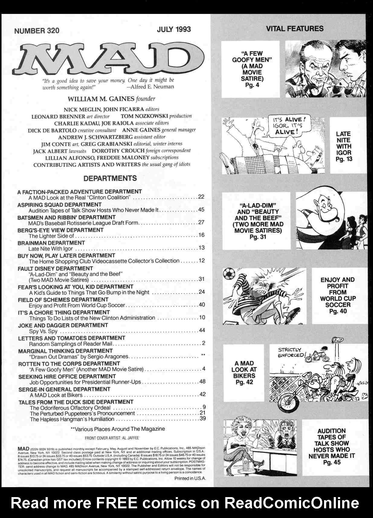 Read online MAD comic -  Issue #320 - 3