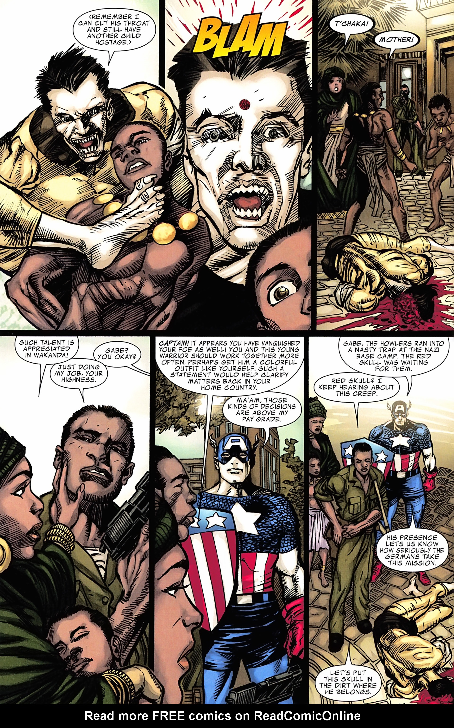 Read online Black Panther/Captain America: Flags Of Our Fathers comic -  Issue #4 - 6