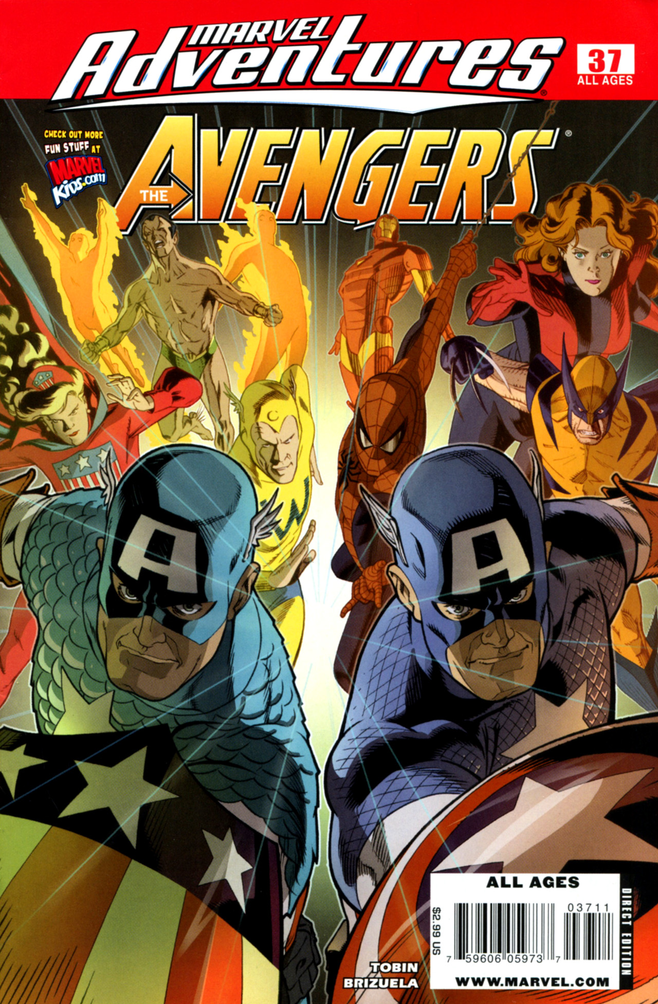 Read online Marvel Adventures The Avengers comic -  Issue #37 - 1