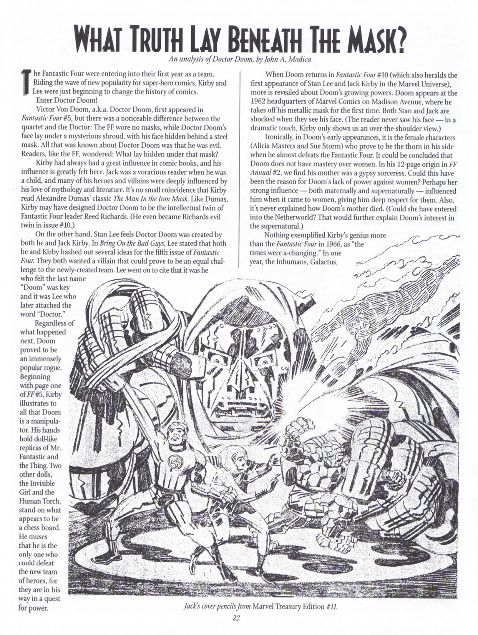 Read online The Jack Kirby Collector comic -  Issue #22 - 22