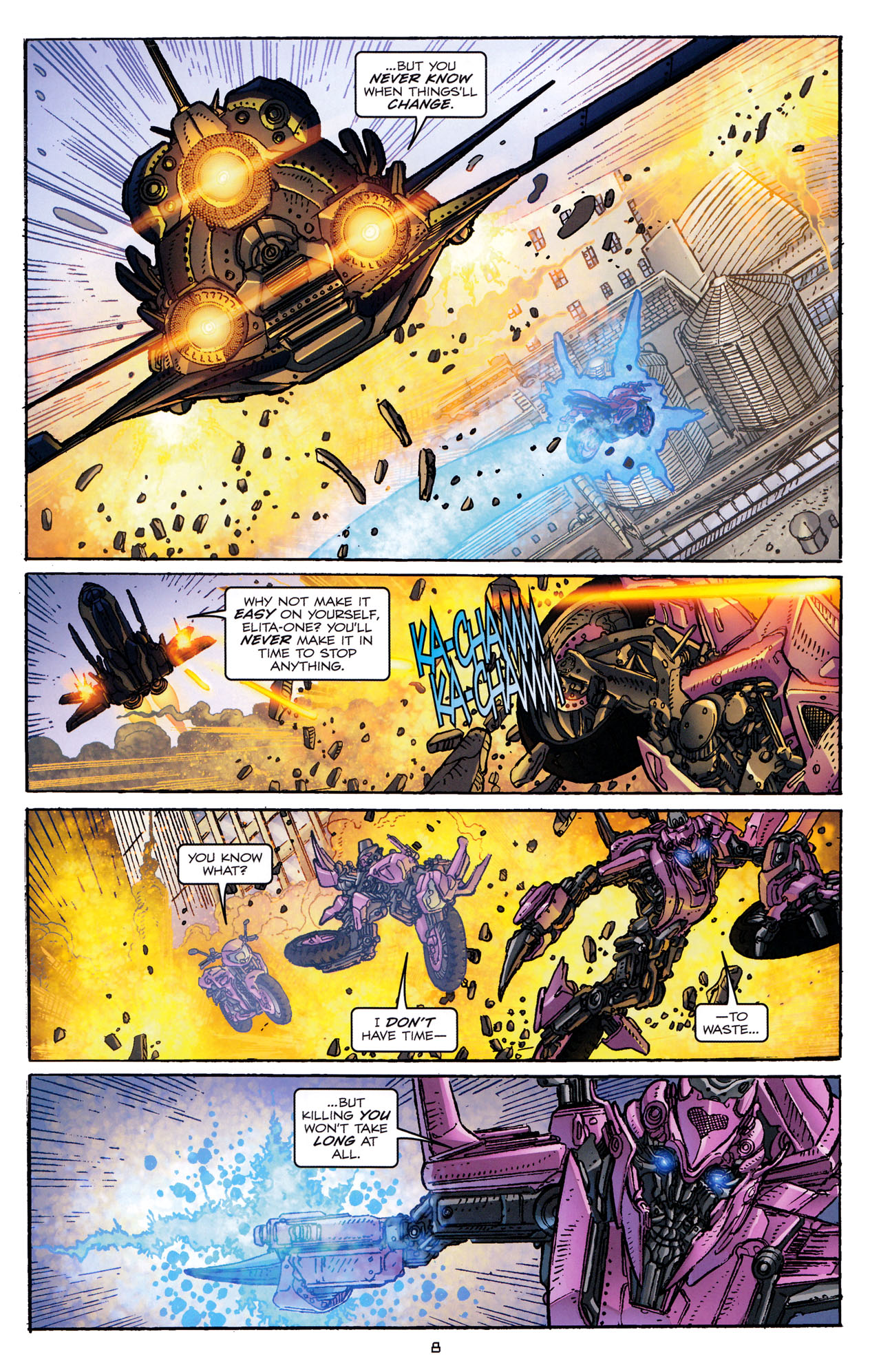 Read online Transformers: Dark of the Moon Rising Storm comic -  Issue #4 - 9
