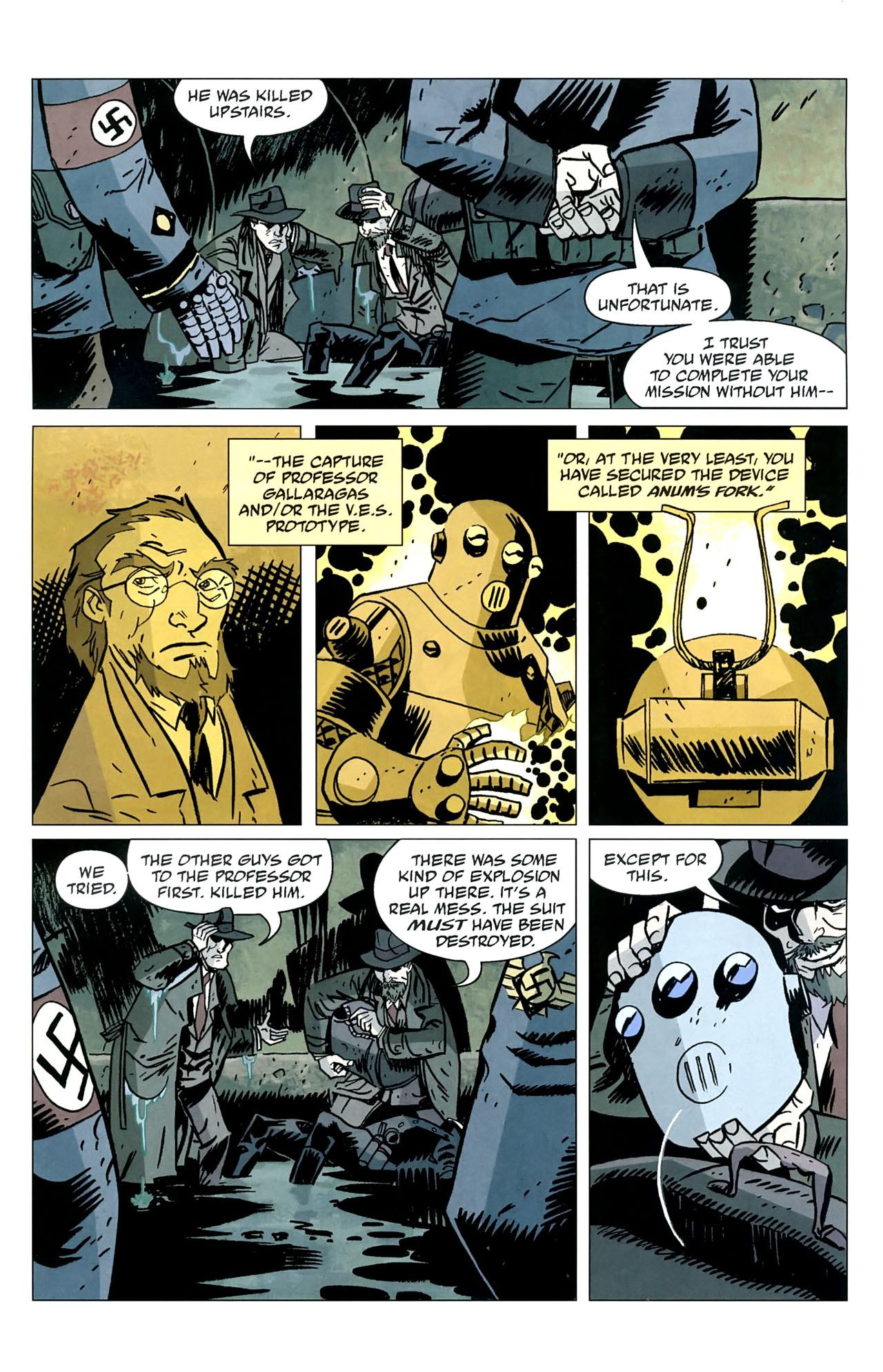 Read online Lobster Johnson: The Iron Prometheus comic -  Issue #5 - 9