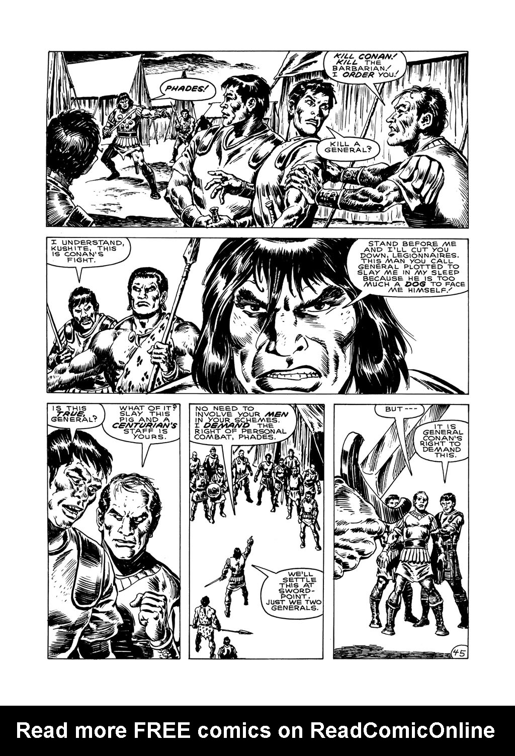 Read online The Savage Sword Of Conan comic -  Issue #147 - 47