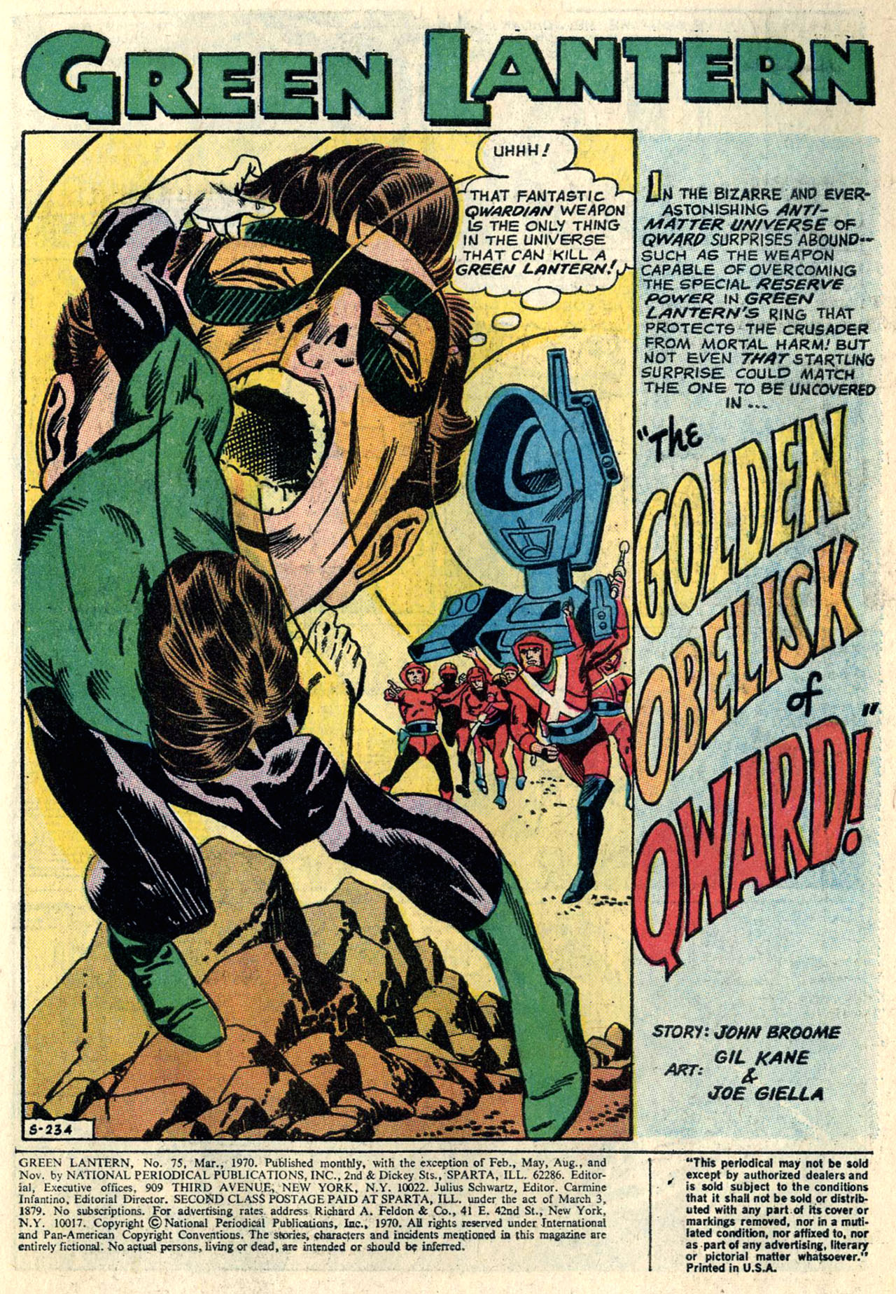 Green Lantern (1960) Issue #75 #78 - English 3