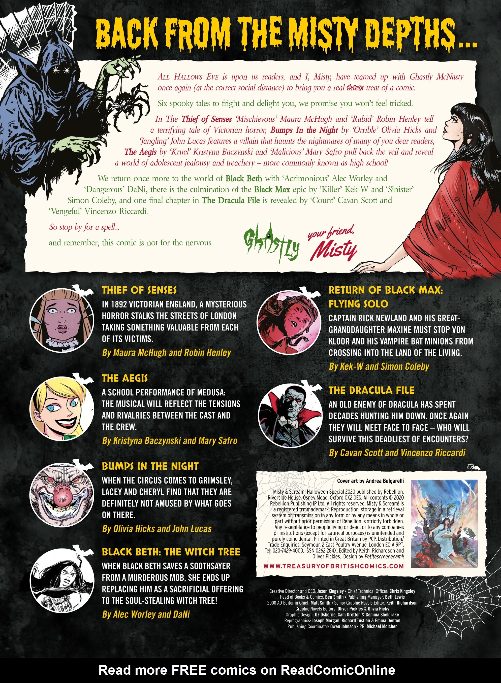 Read online Misty & Scream! Halloween Special comic -  Issue # Full - 2