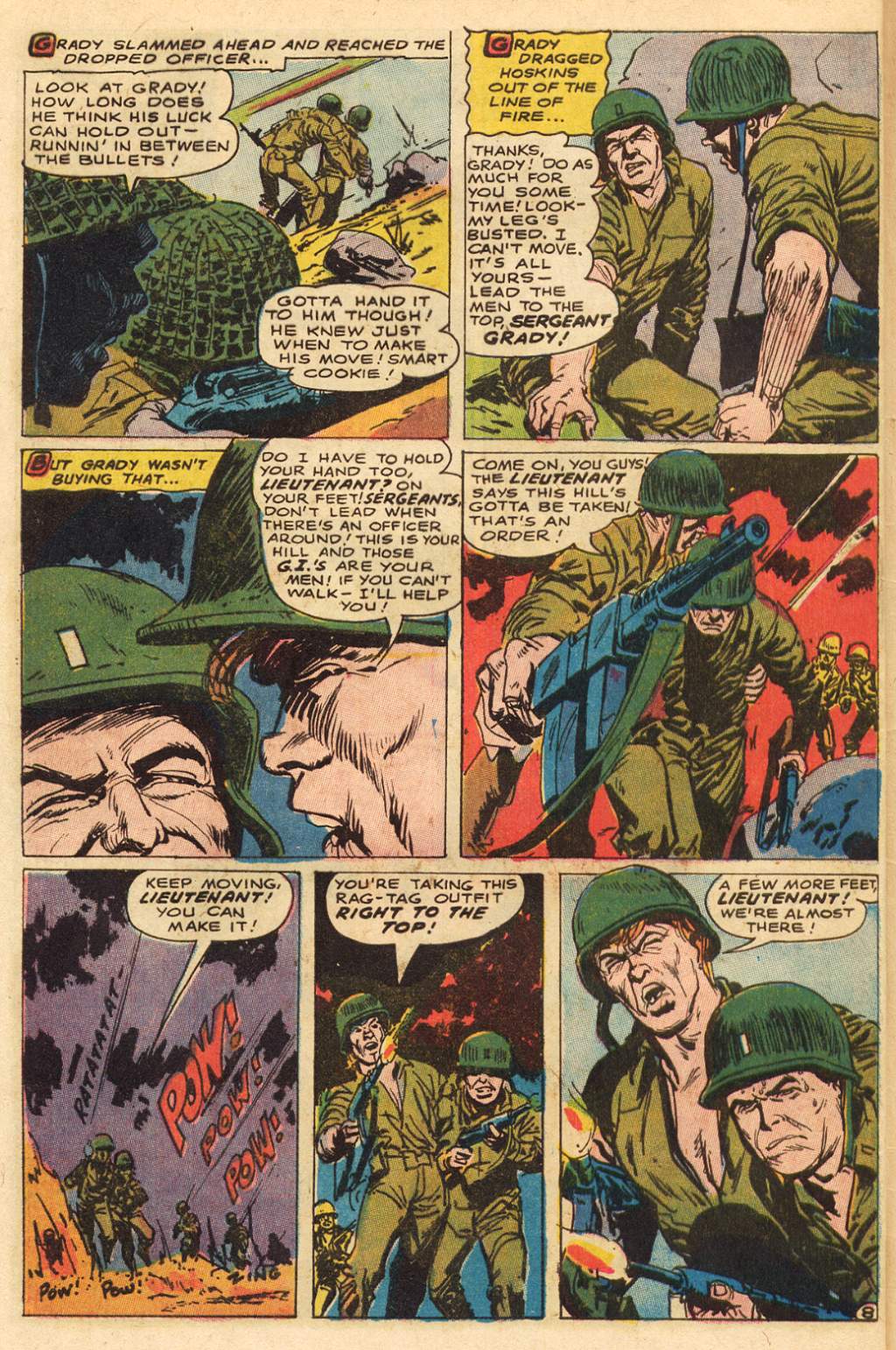 Read online Our Army at War (1952) comic -  Issue #189 - 32