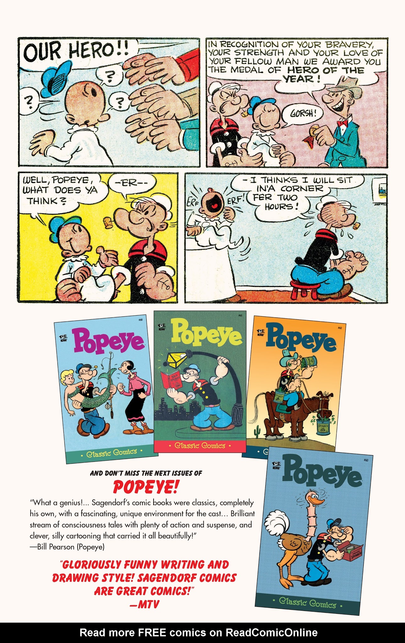 Read online Classic Popeye comic -  Issue #62 - 32