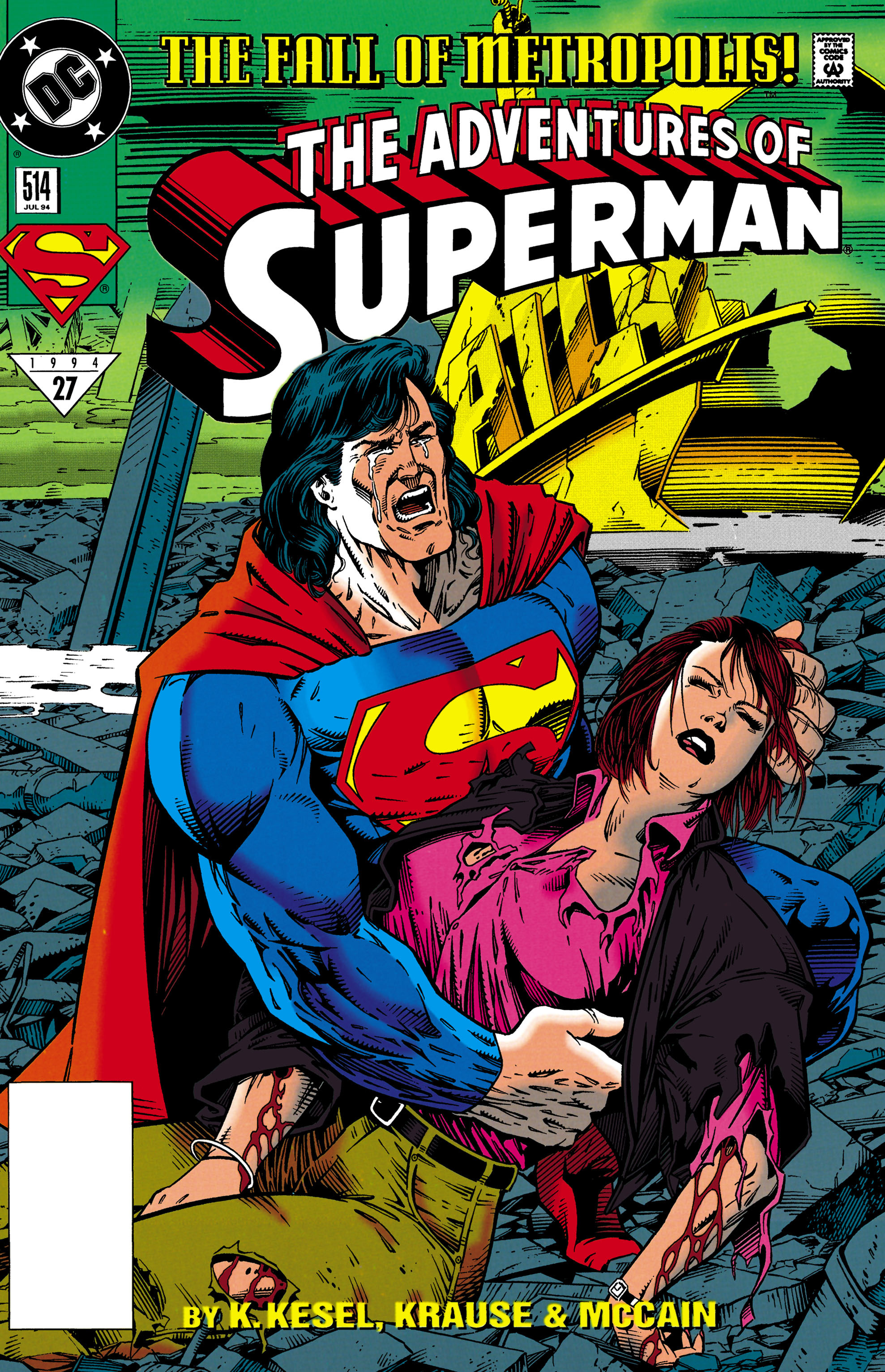 Read online Adventures of Superman (1987) comic -  Issue #514 - 1