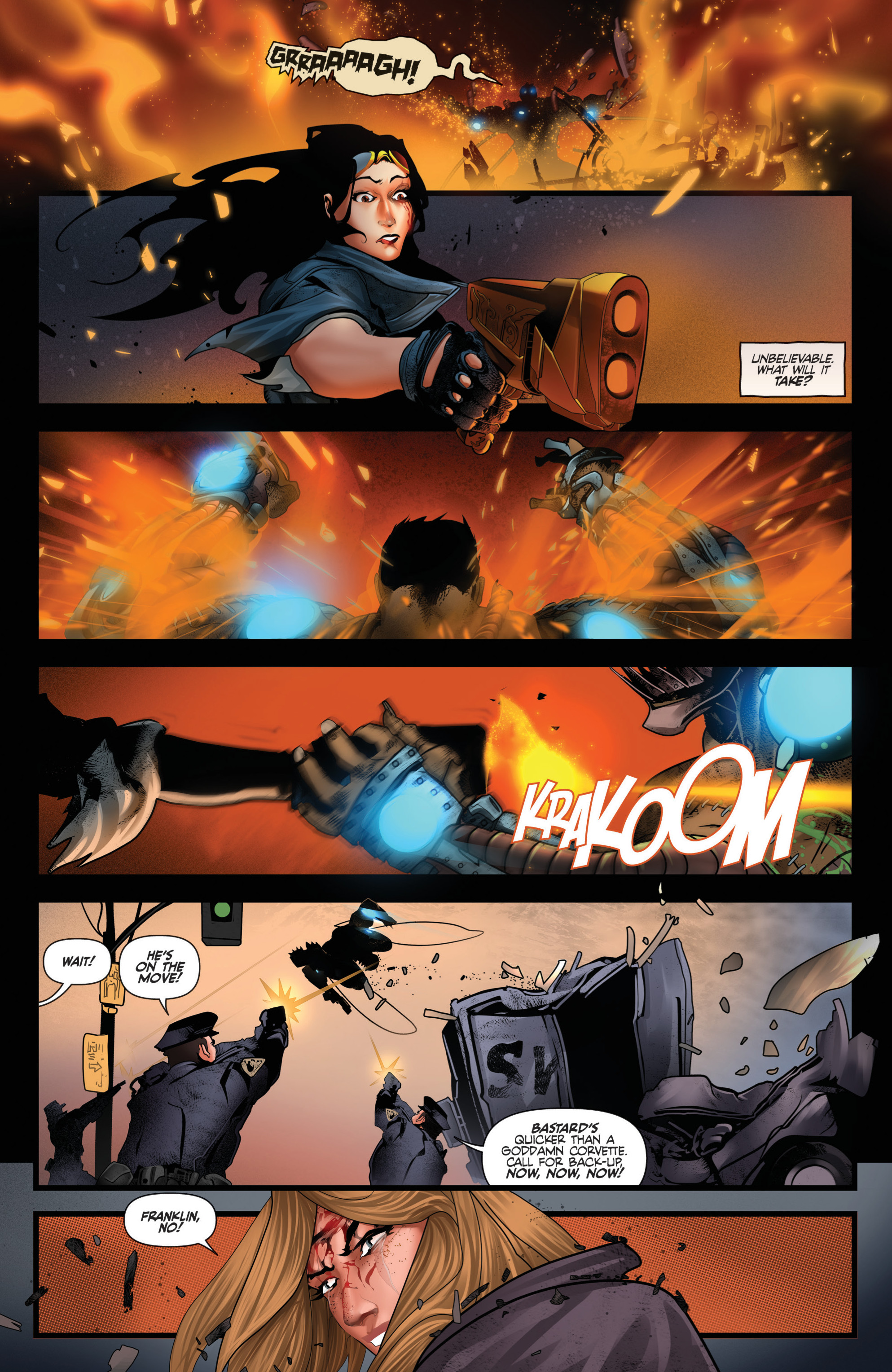 Read online Van Helsing vs Frankenstein comic -  Issue #4 - 19
