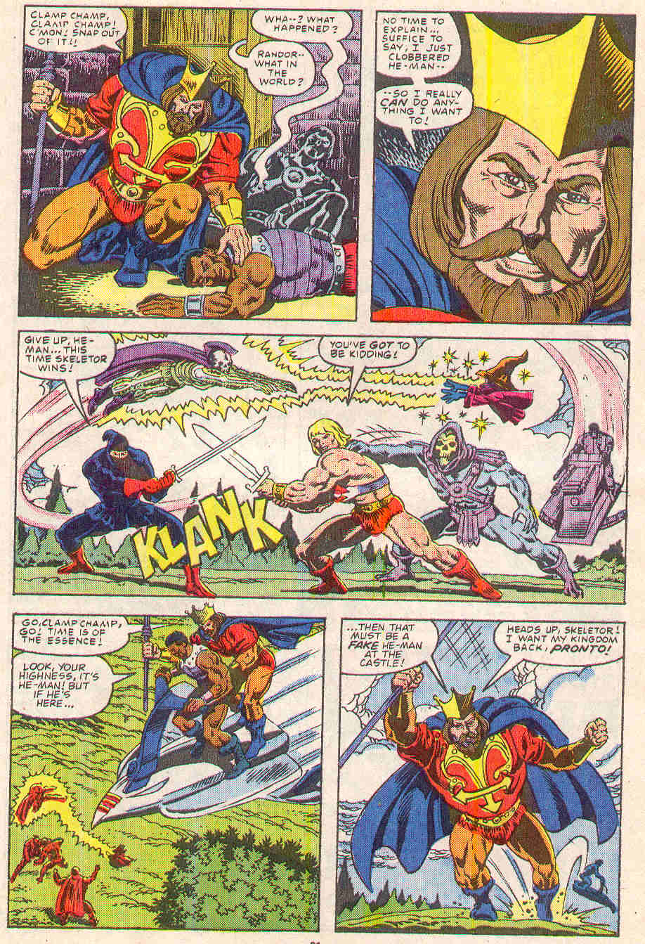 Read online Masters of the Universe (1986) comic -  Issue #7 - 22