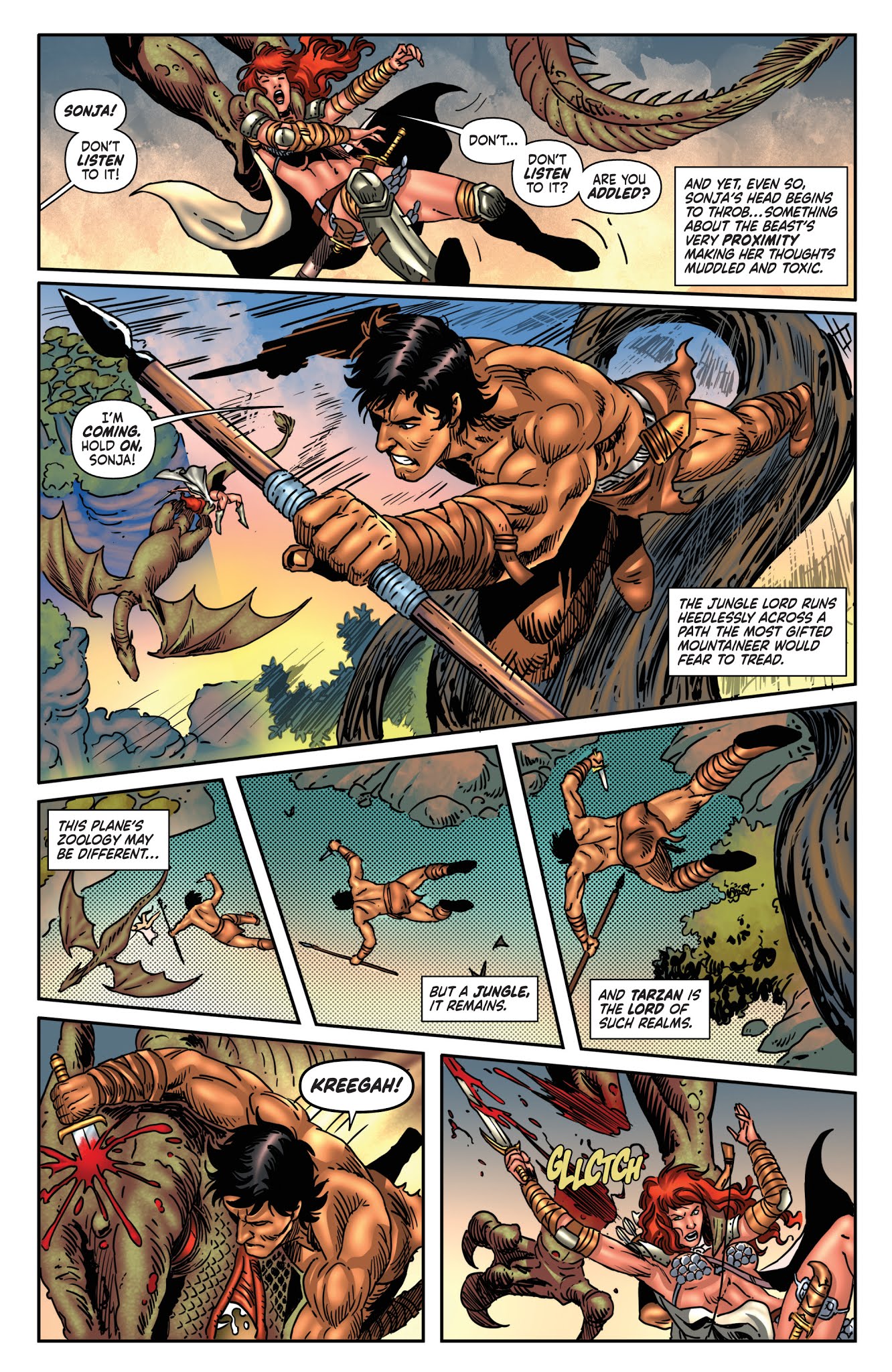 Read online Red Sonja/Tarzan comic -  Issue #5 - 26