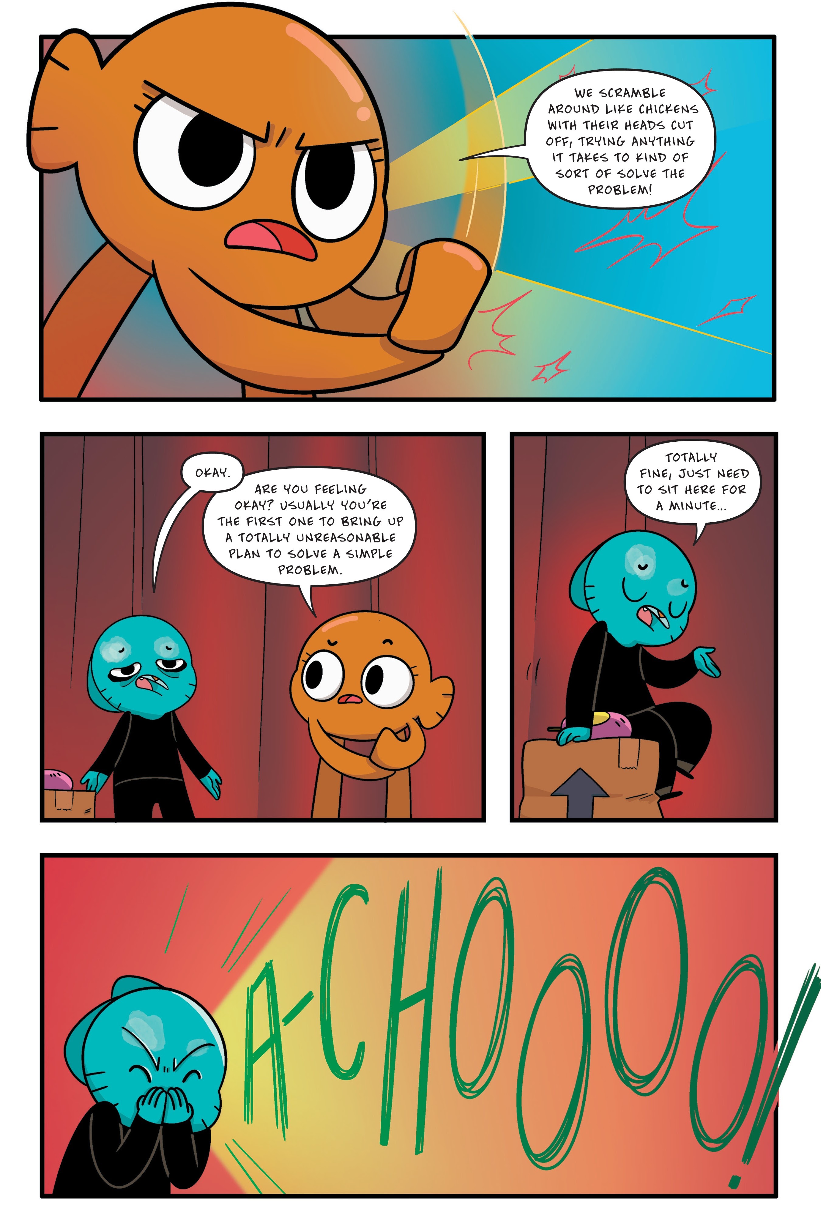 Read online The Amazing World of Gumball: Midsummer Nightmare comic -  Issue # TPB - 119