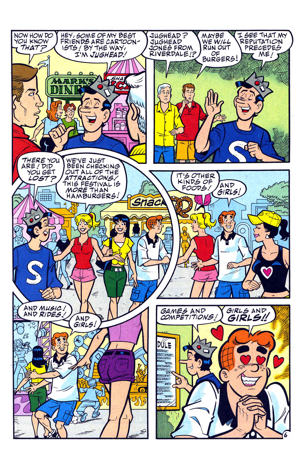 Read online Archie's Pal Jughead Comics comic -  Issue #182 - 7