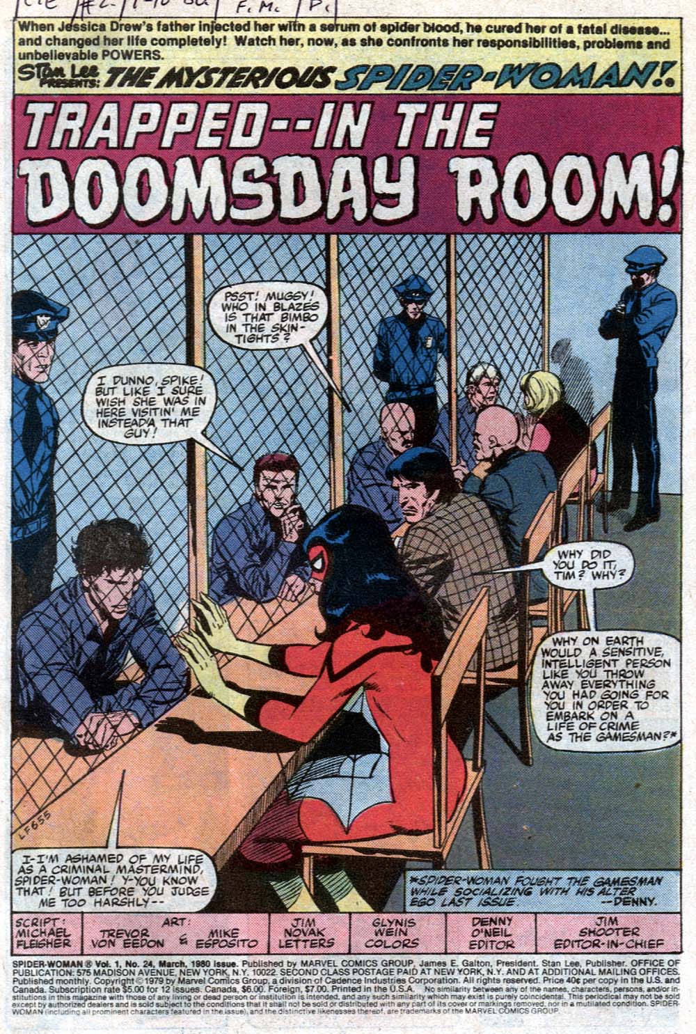 Read online Spider-Woman (1978) comic -  Issue #24 - 2