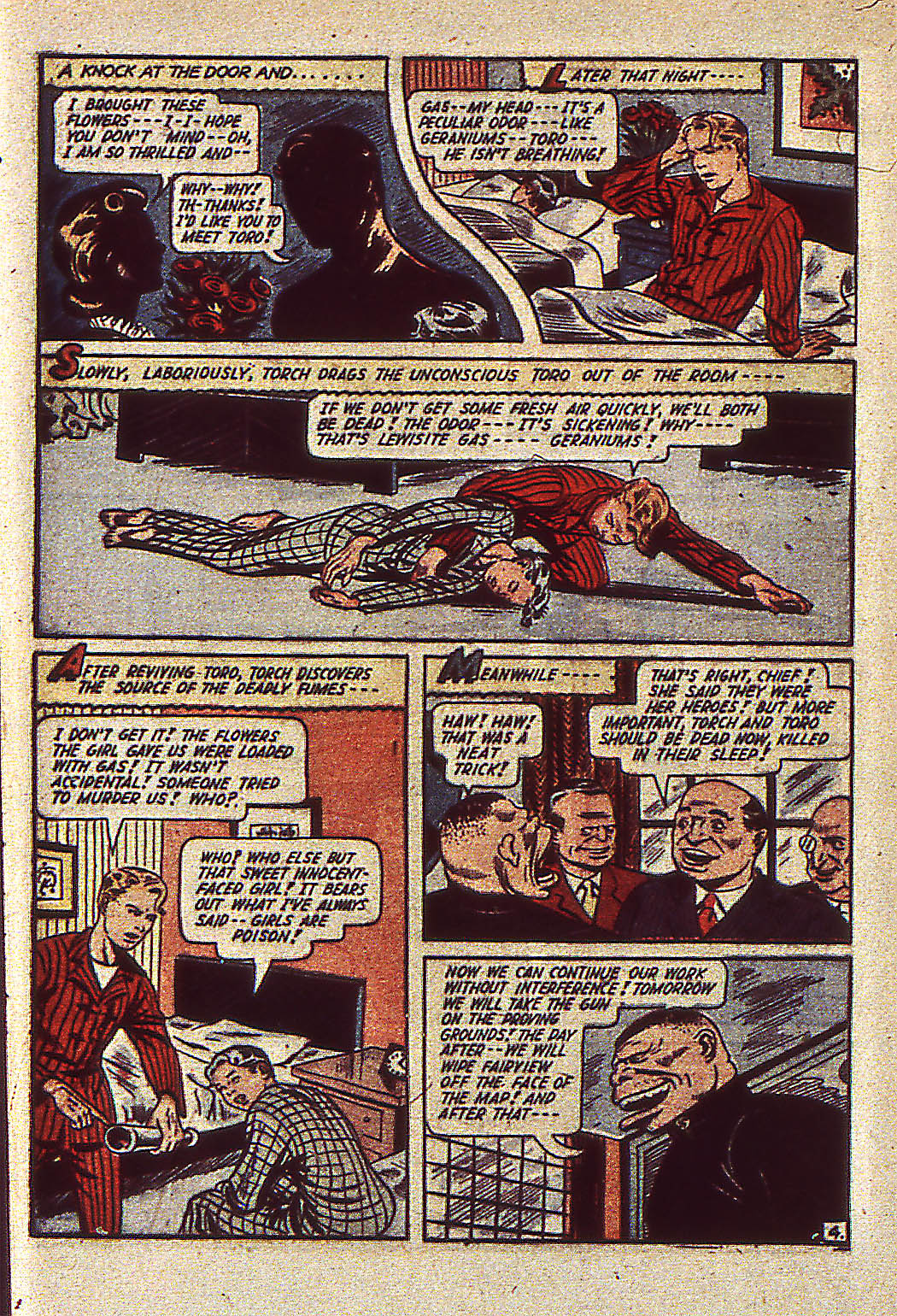 Read online The Human Torch (1940) comic -  Issue #14 - 6