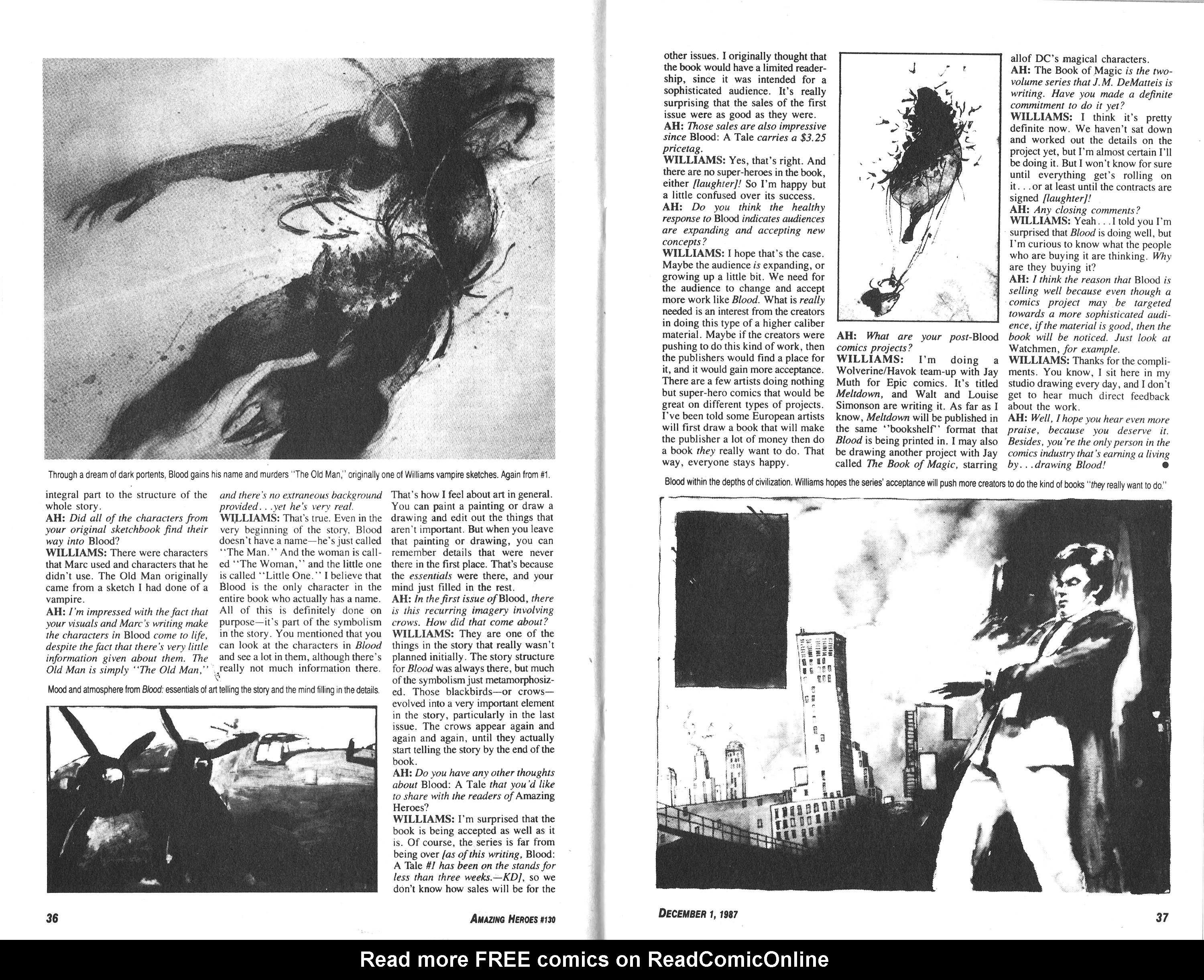 Read online Amazing Heroes comic -  Issue #130 - 19