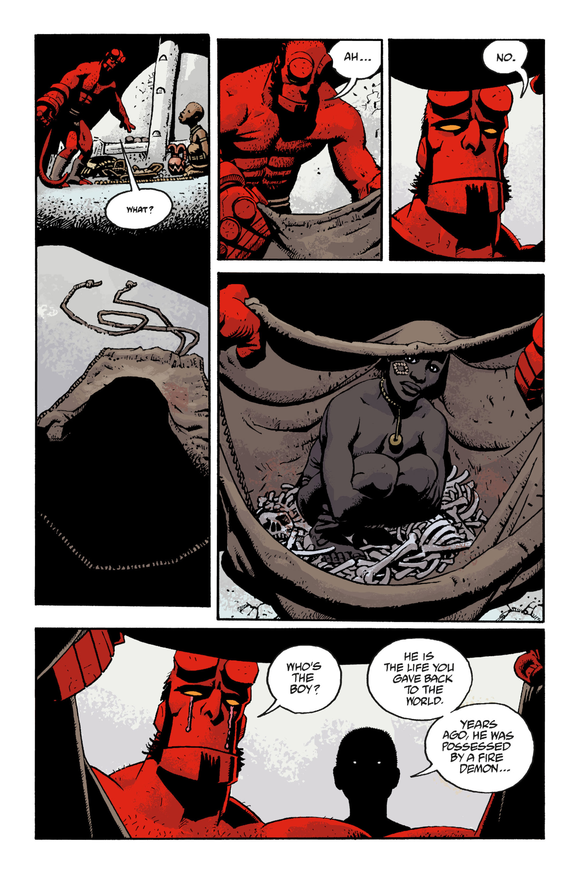 Read online Hellboy comic -  Issue #7 - 121