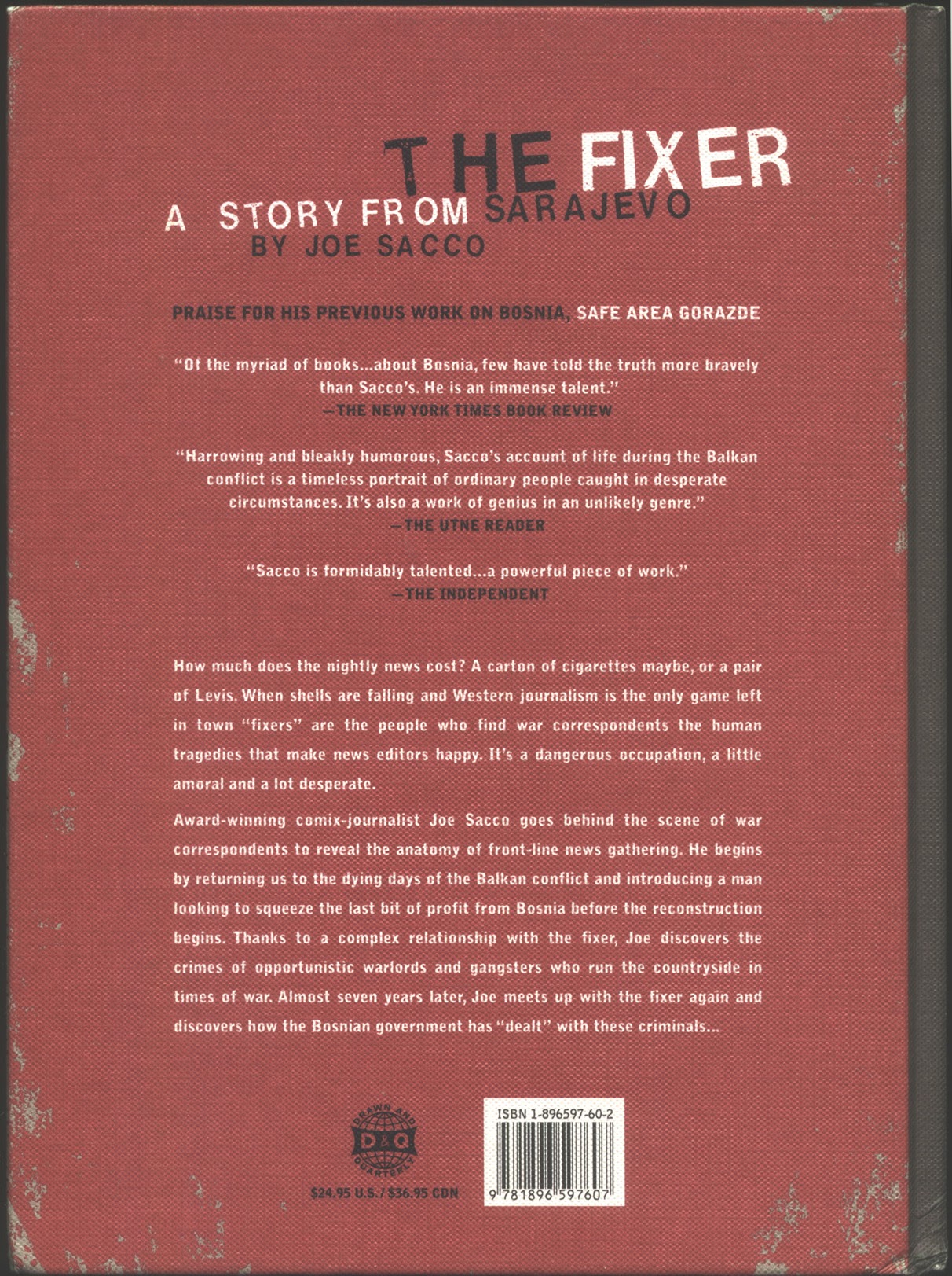Read online The Fixer: A Story from Sarajevo comic -  Issue # TPB - 113