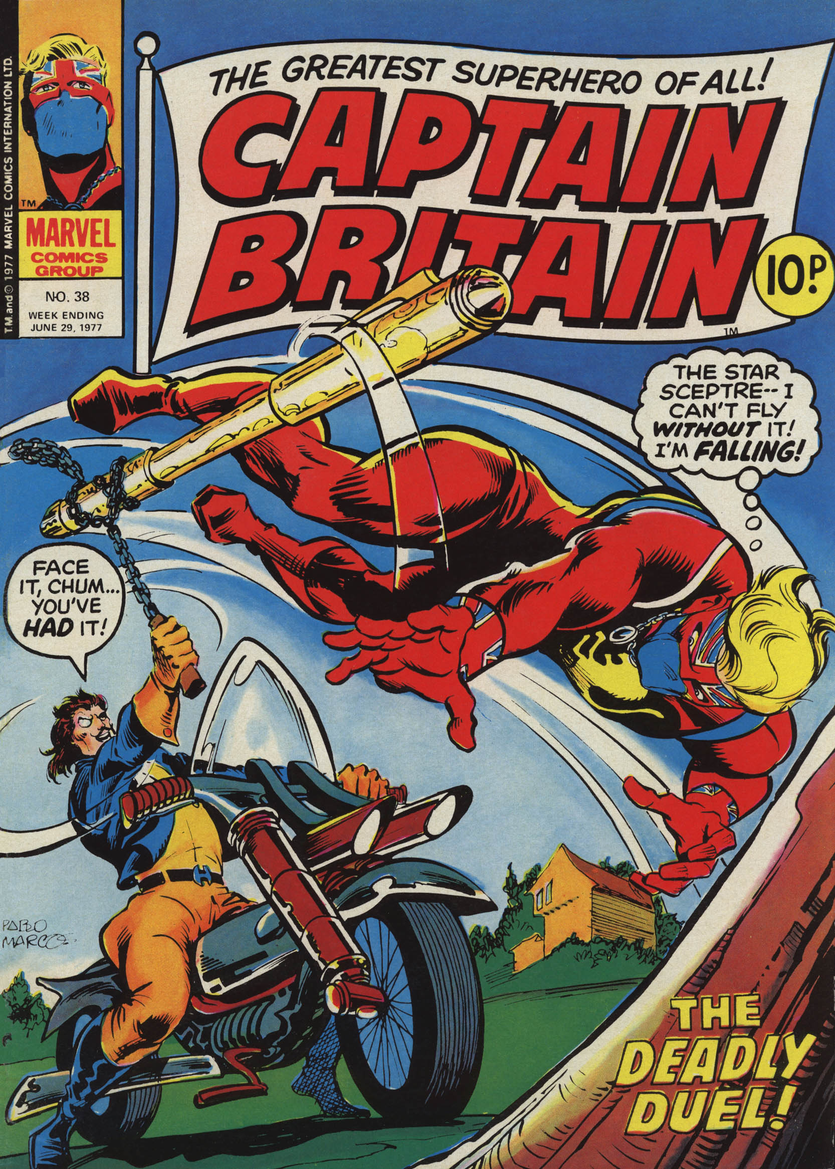 Read online Captain Britain (1976) comic -  Issue #38 - 1