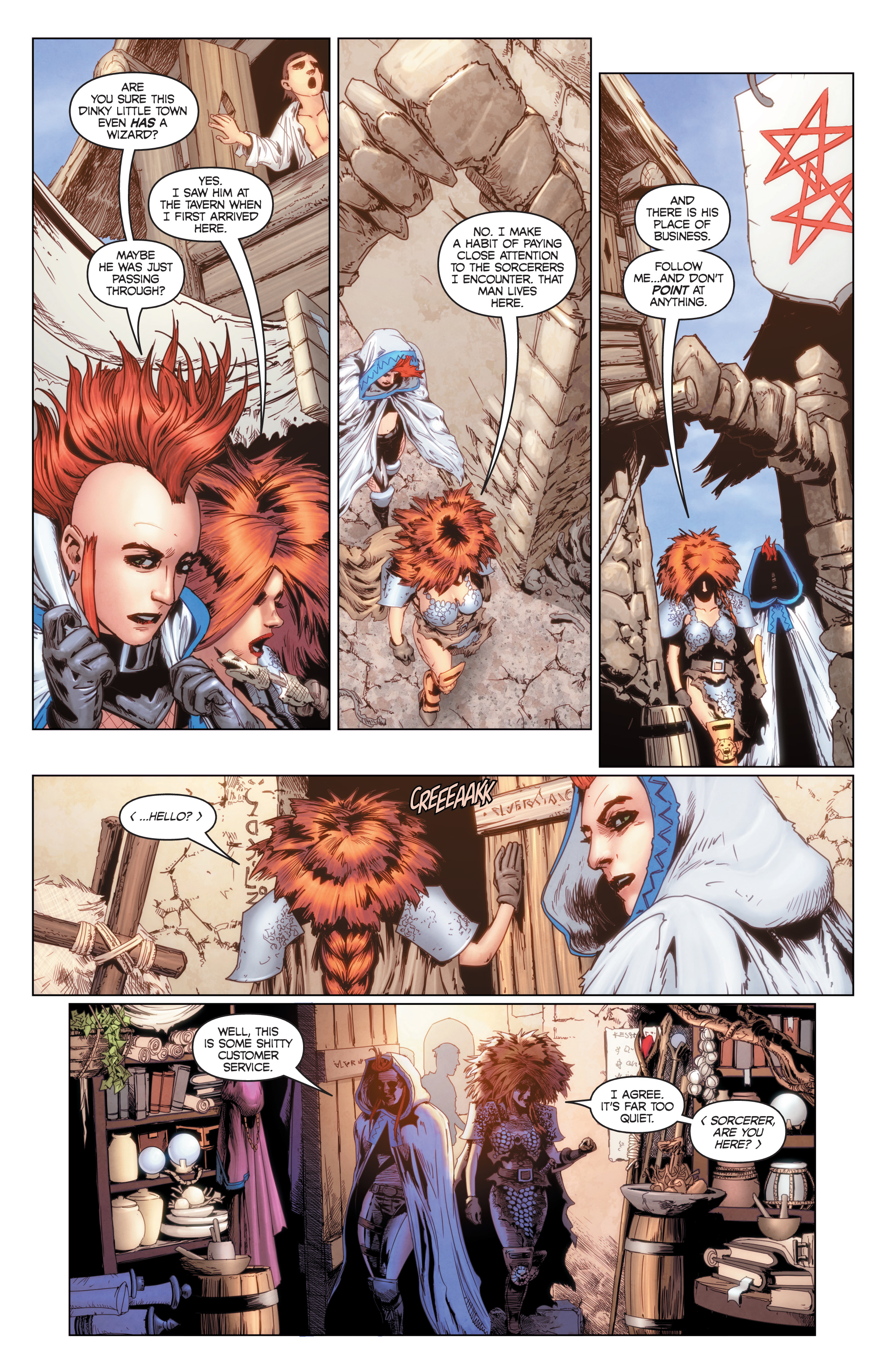 Read online Red Sonja: Age of Chaos comic -  Issue #4 - 10