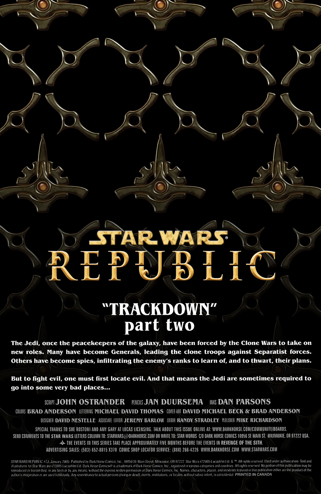 Read online Star Wars: Republic comic -  Issue #73 - 2