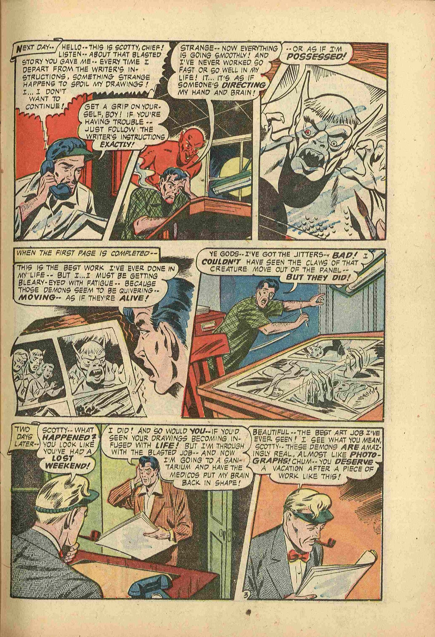 Read online Adventures Into The Unknown comic -  Issue #39 - 5