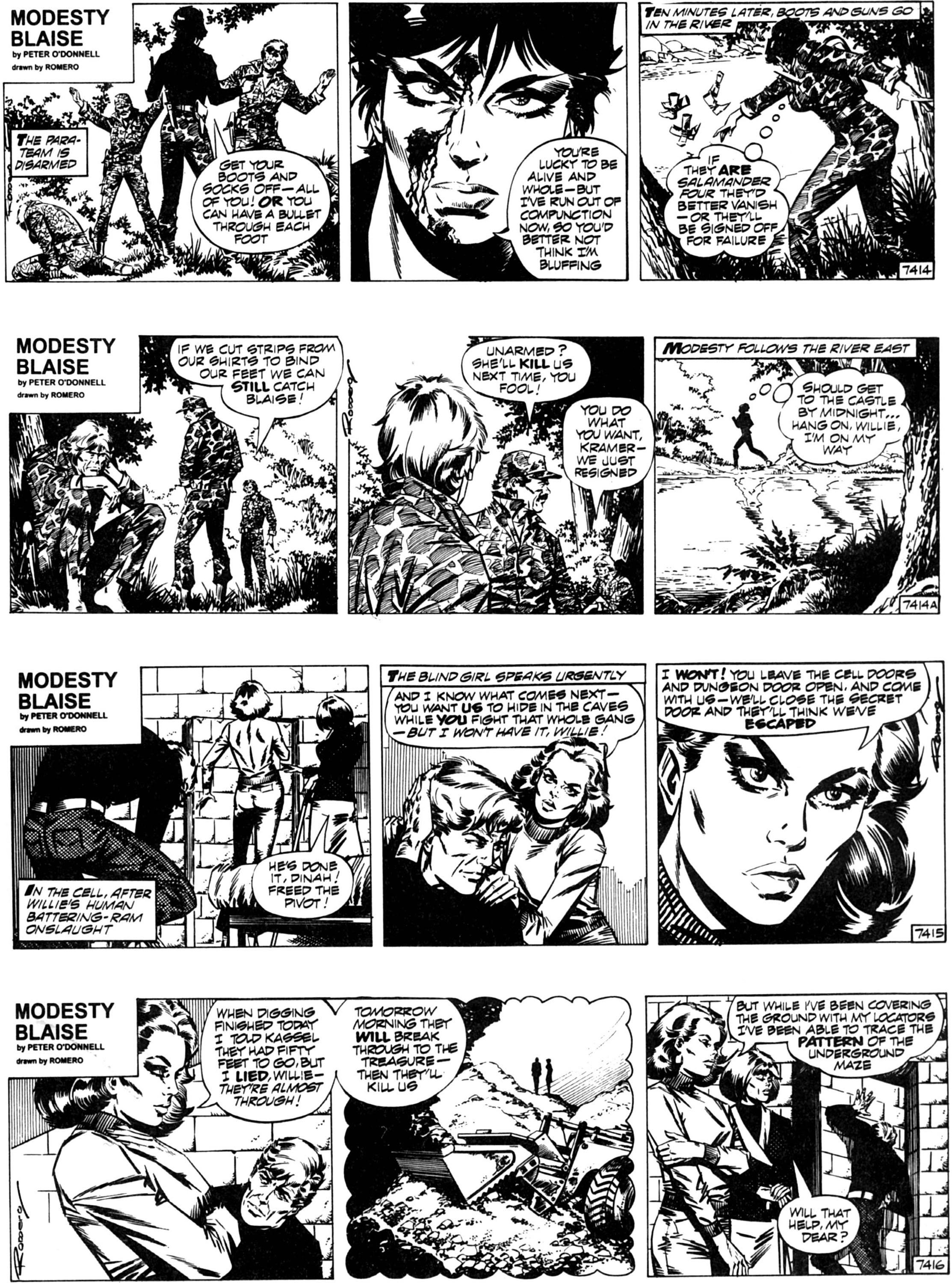 Read online Modesty Blaise: Lady in the Dark comic -  Issue # Full - 24
