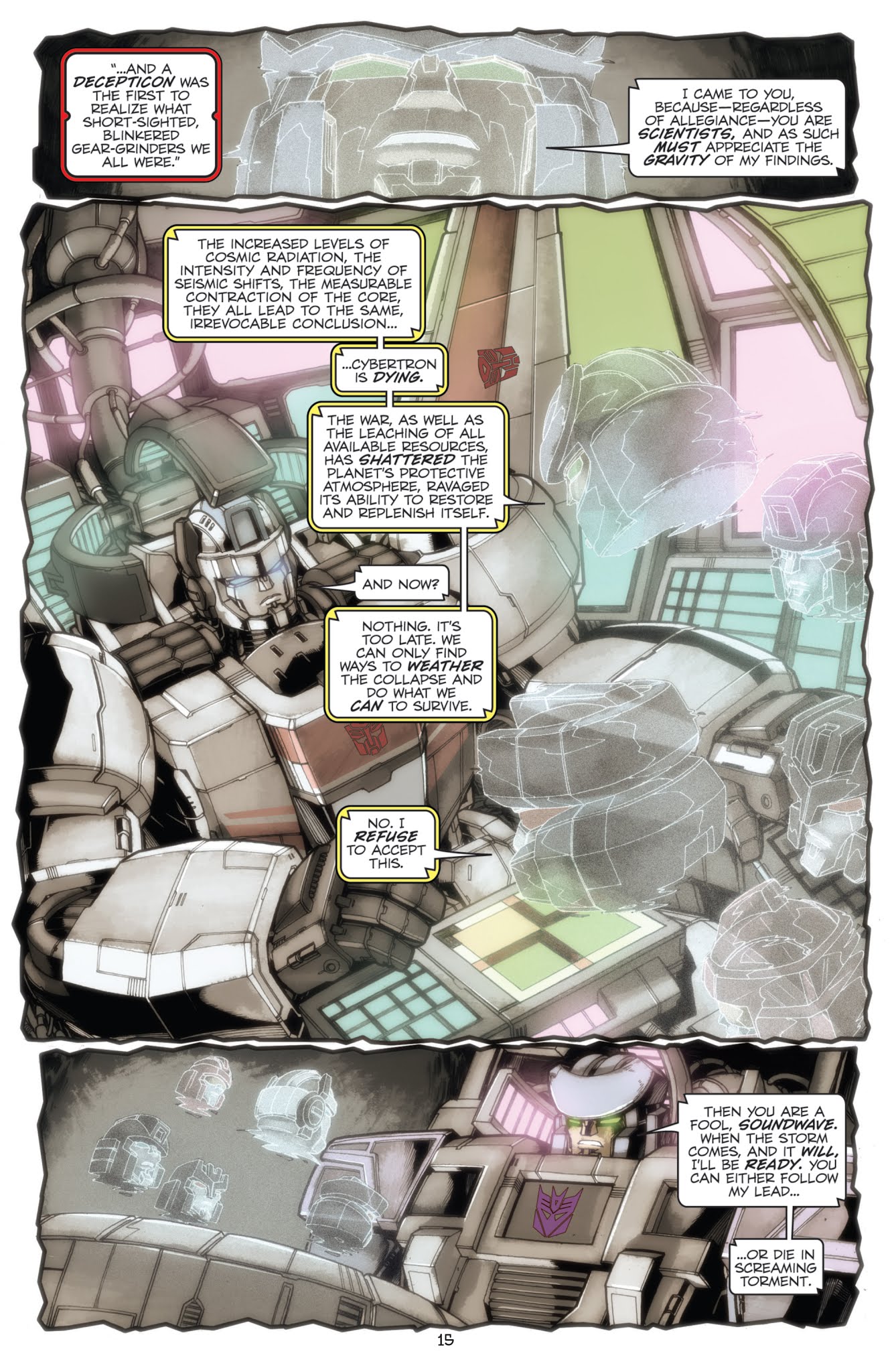 Read online Transformers: The IDW Collection comic -  Issue # TPB 2 (Part 1) - 16