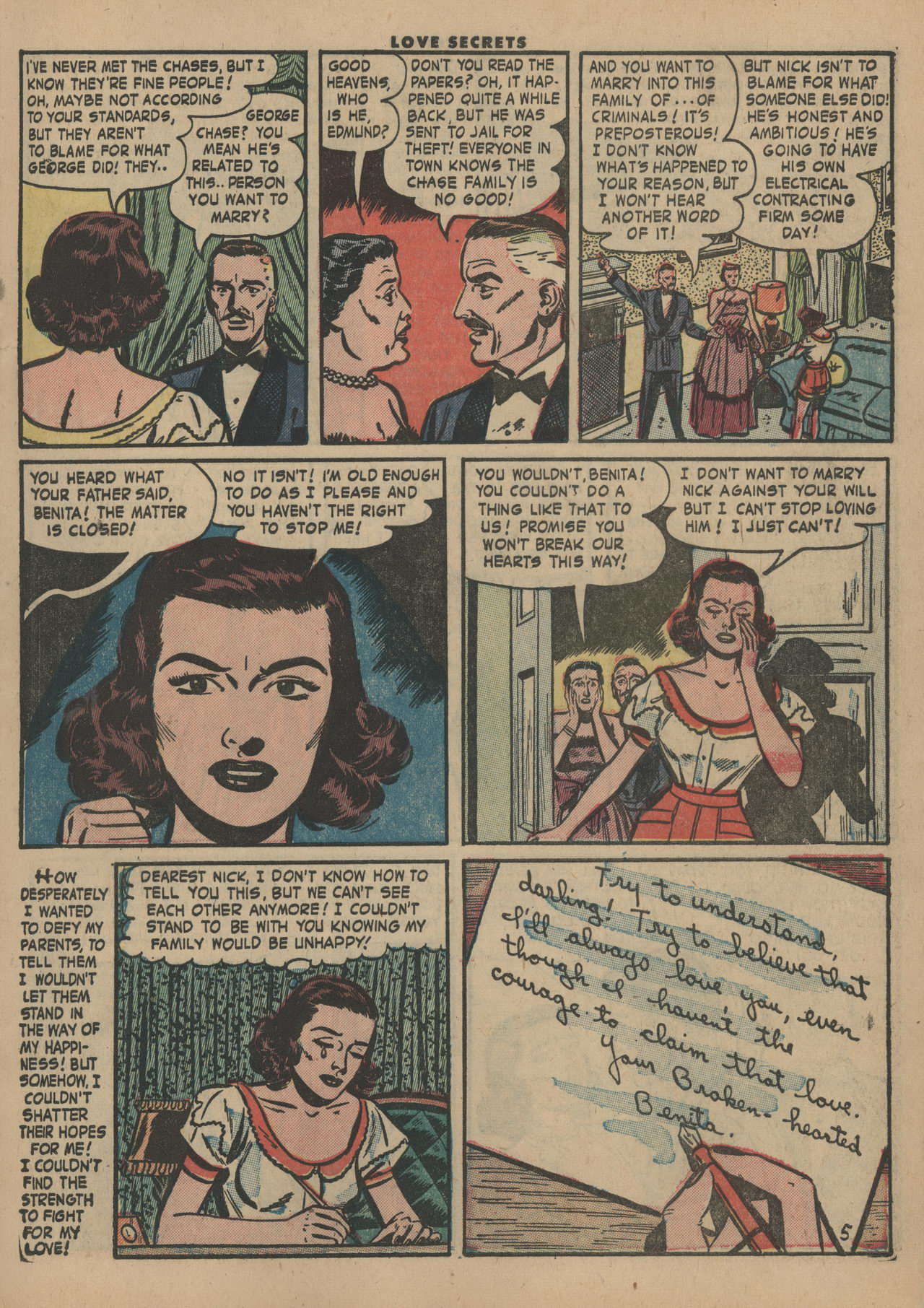 Read online Love Secrets (1953) comic -  Issue #33 - 7
