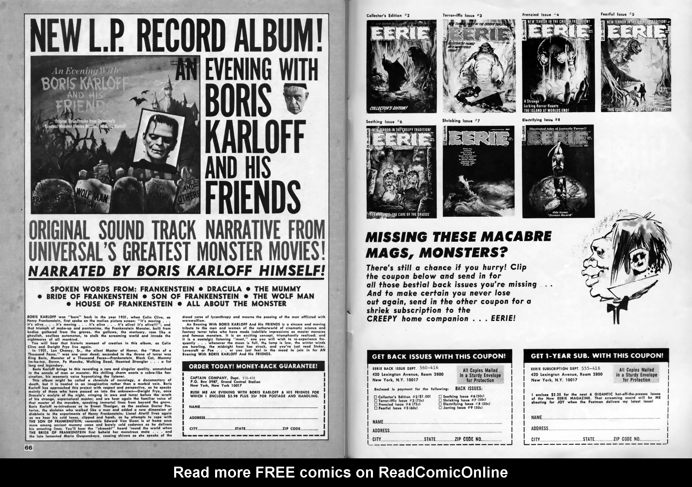 Read online Creepy (1964) comic -  Issue #16 - 62