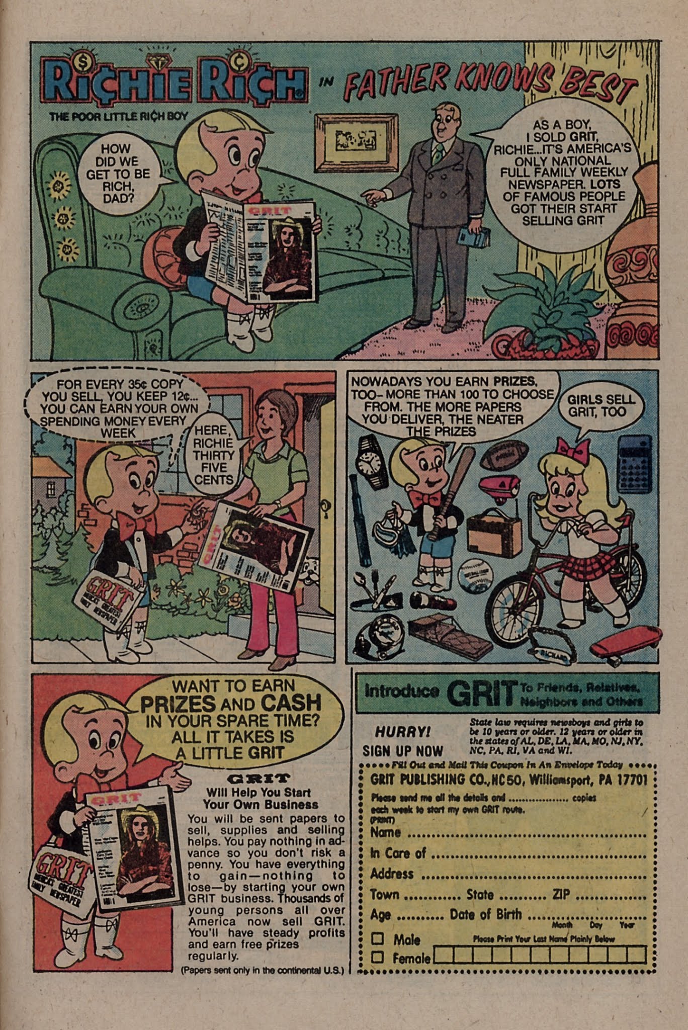 Read online Richie Rich & Dollar the Dog comic -  Issue #15 - 33