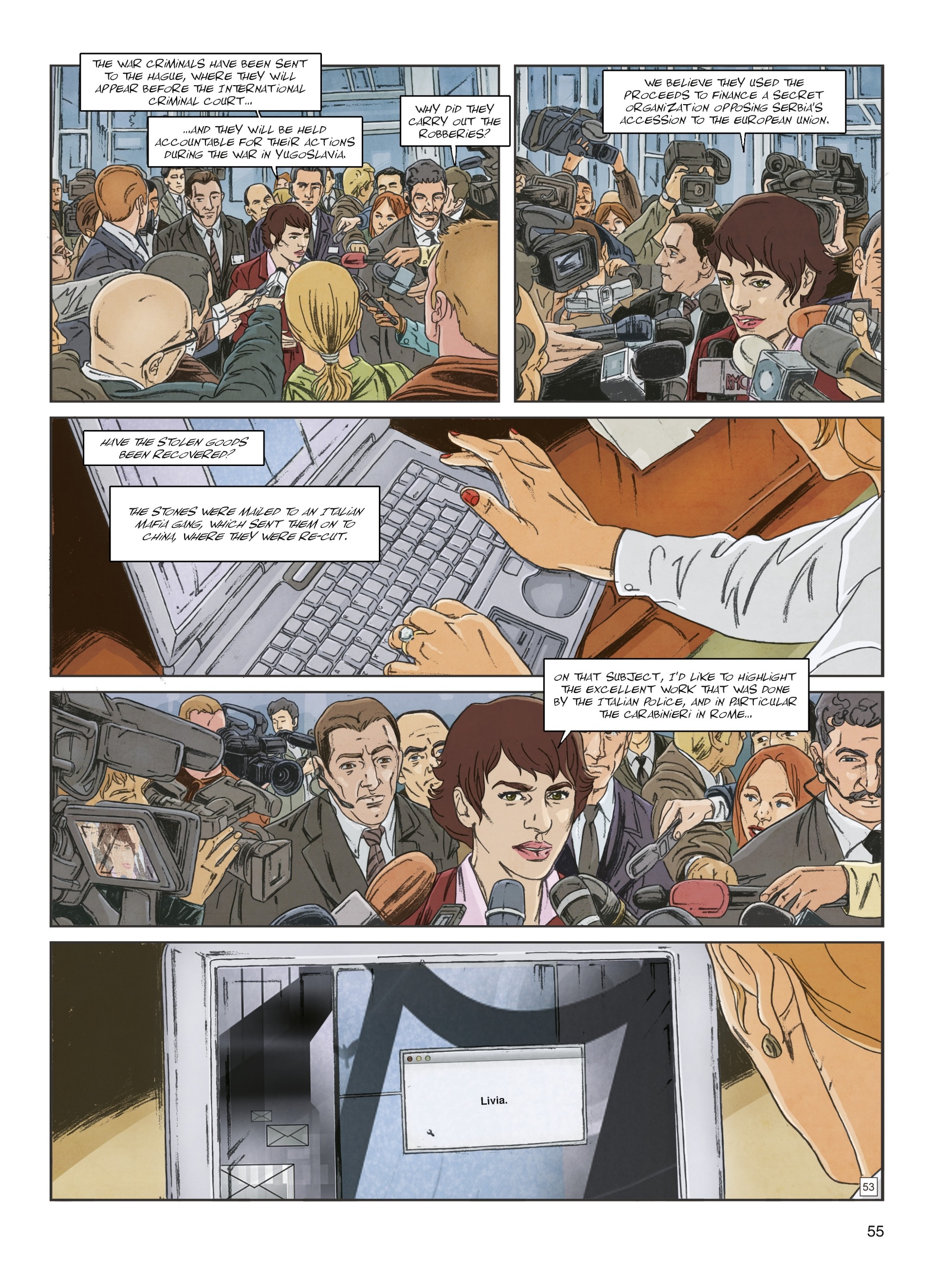 Read online Interpol comic -  Issue #3 - 55