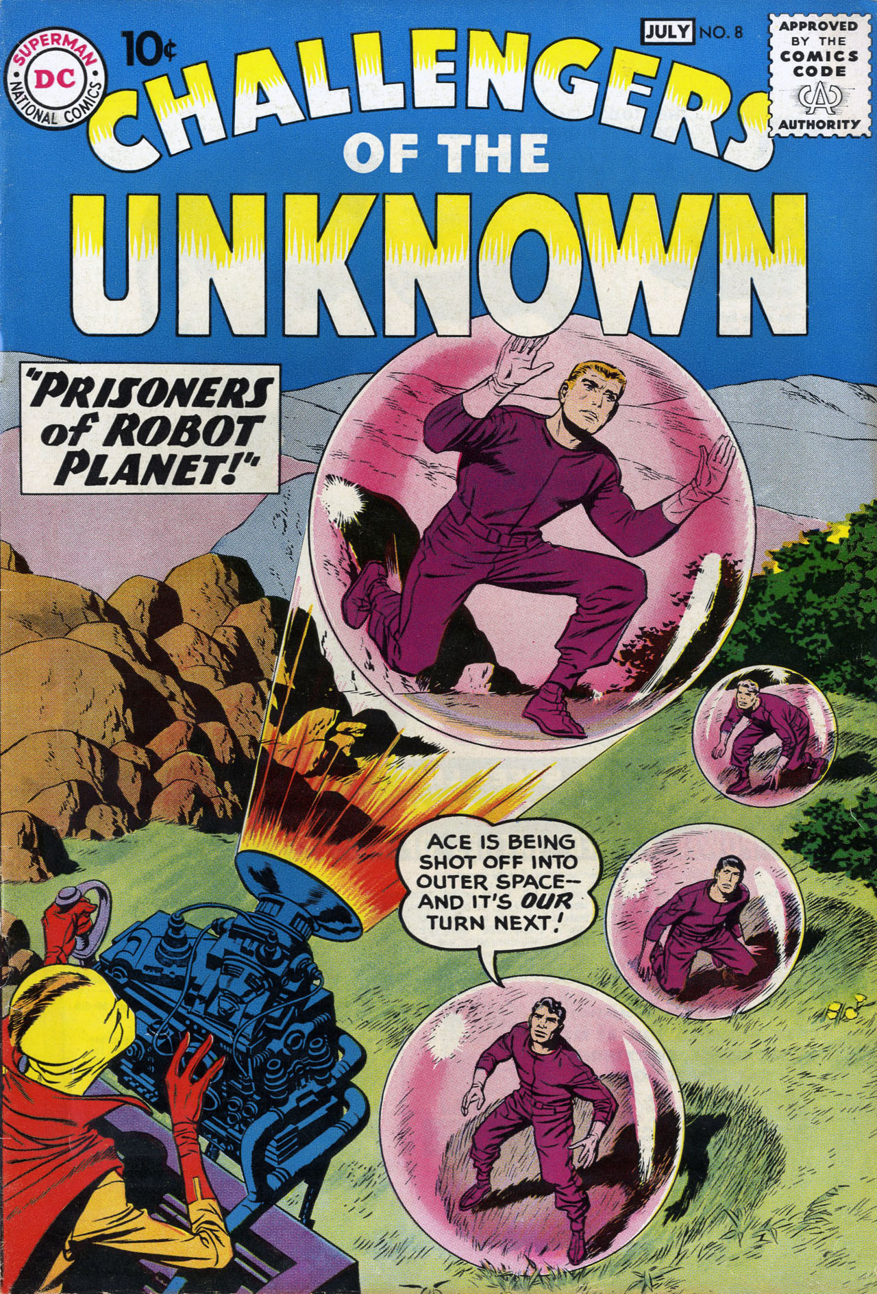 Challengers of the Unknown (1958) Issue #8 #8 - English 1