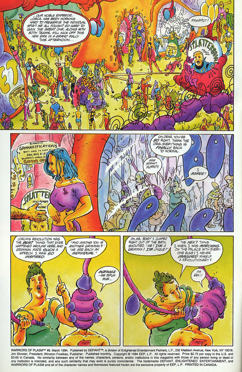 Read online Warriors of Plasm comic -  Issue #8 - 3