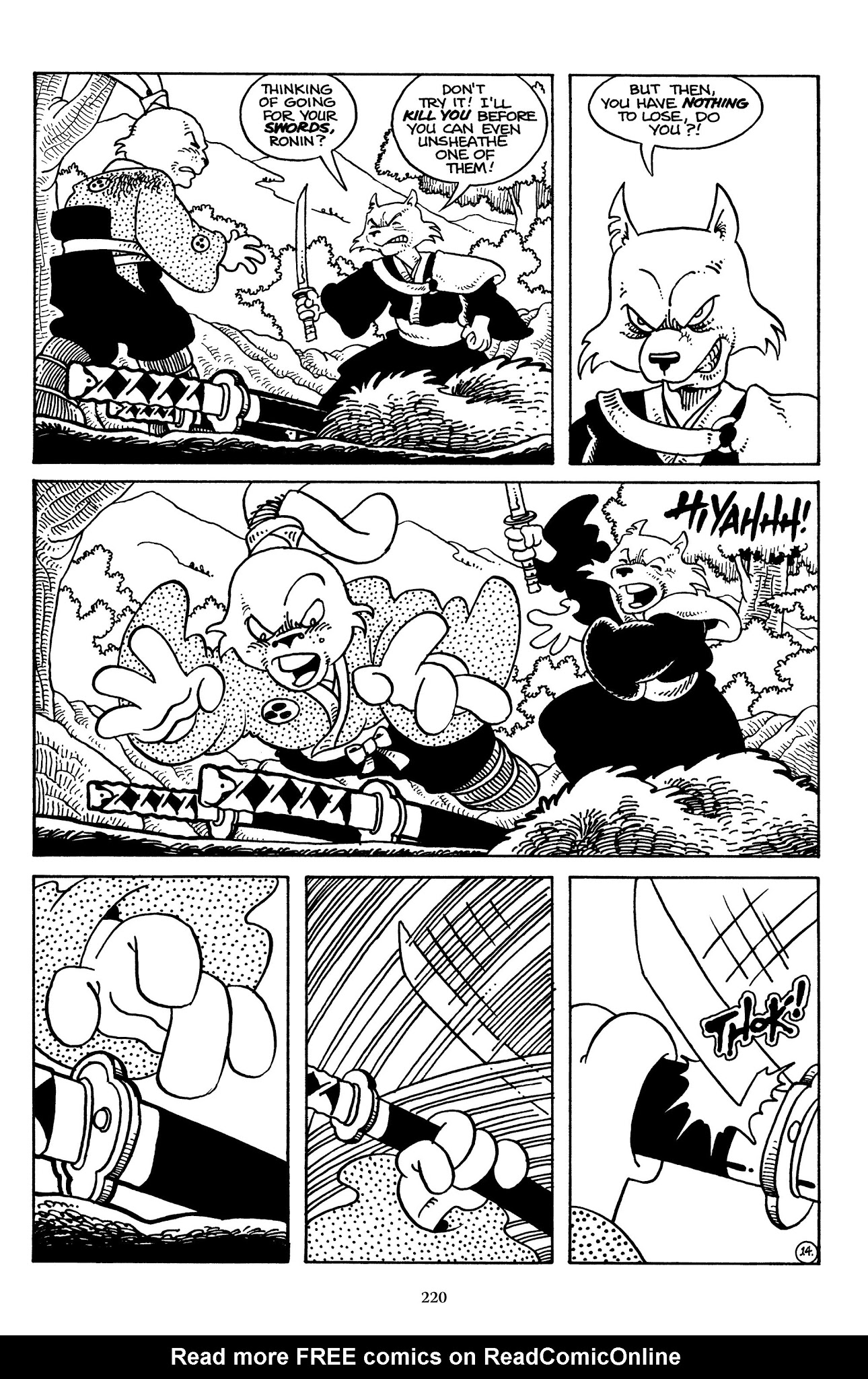 Read online The Usagi Yojimbo Saga comic -  Issue # TPB 1 - 217