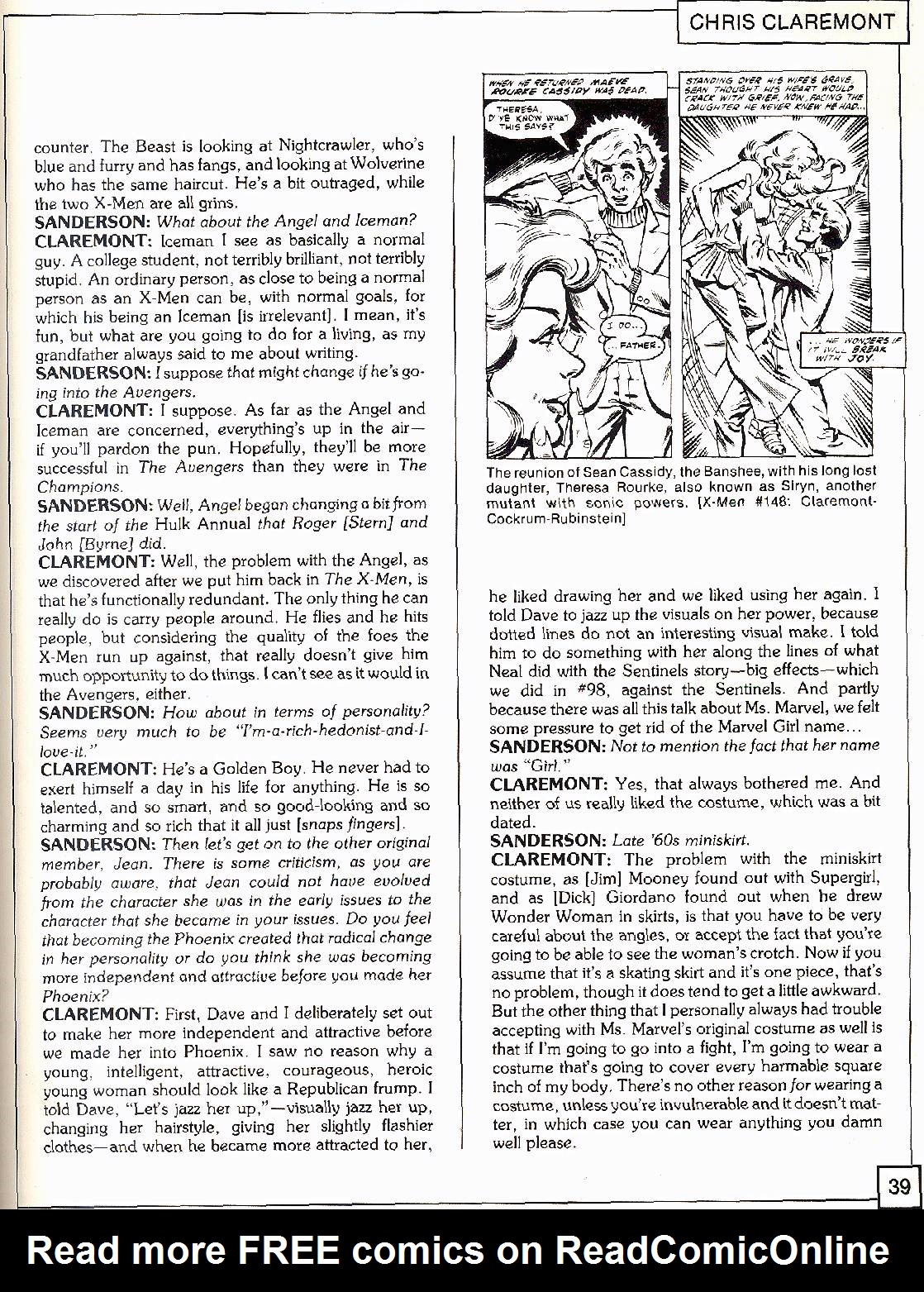 Read online The X-Men Companion comic -  Issue #2 - 39